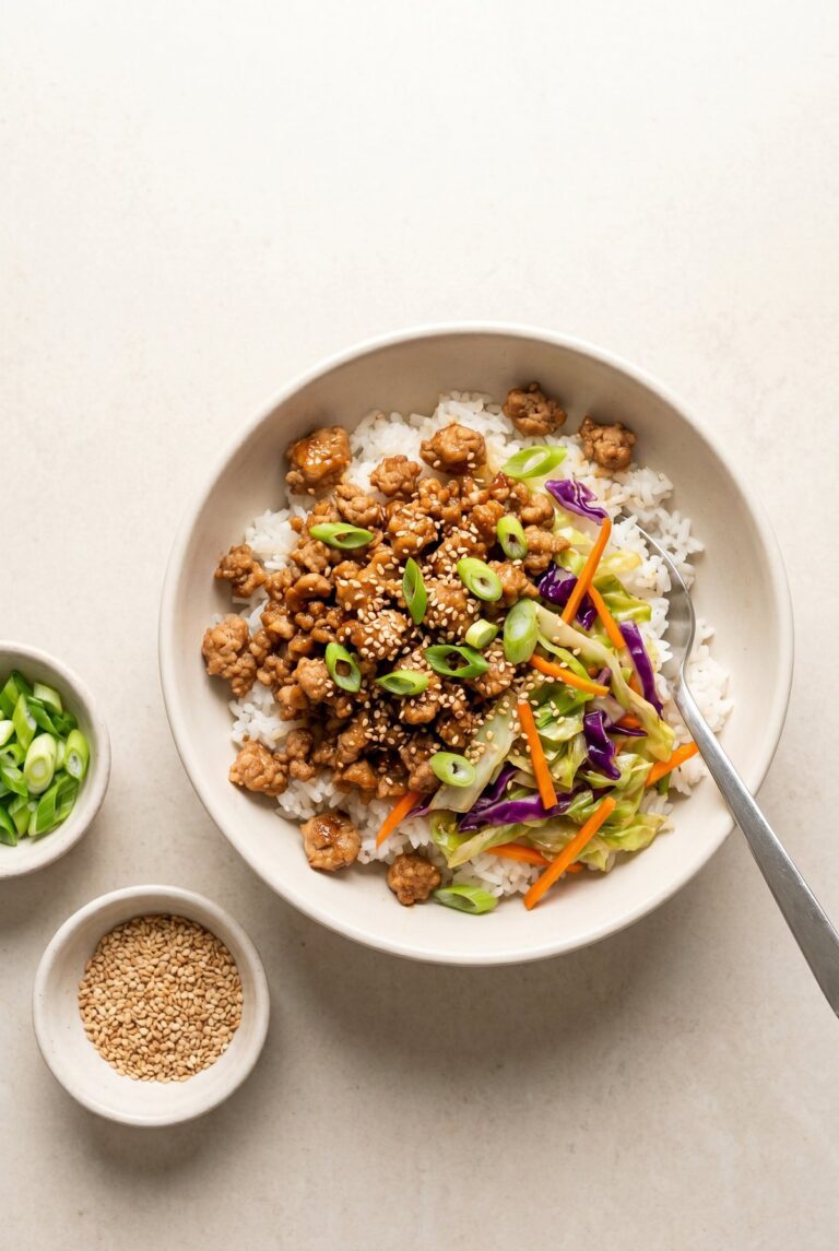 Honey Garlic Ground Turkey