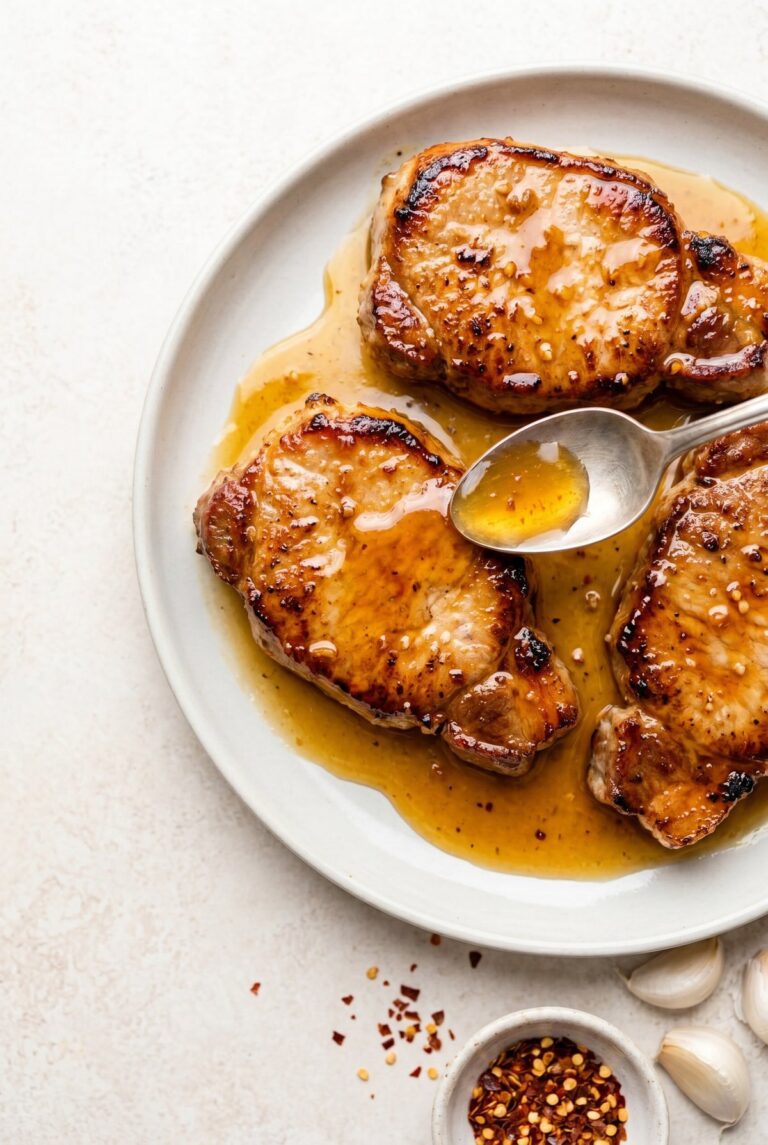 Honey Garlic Pork Chops