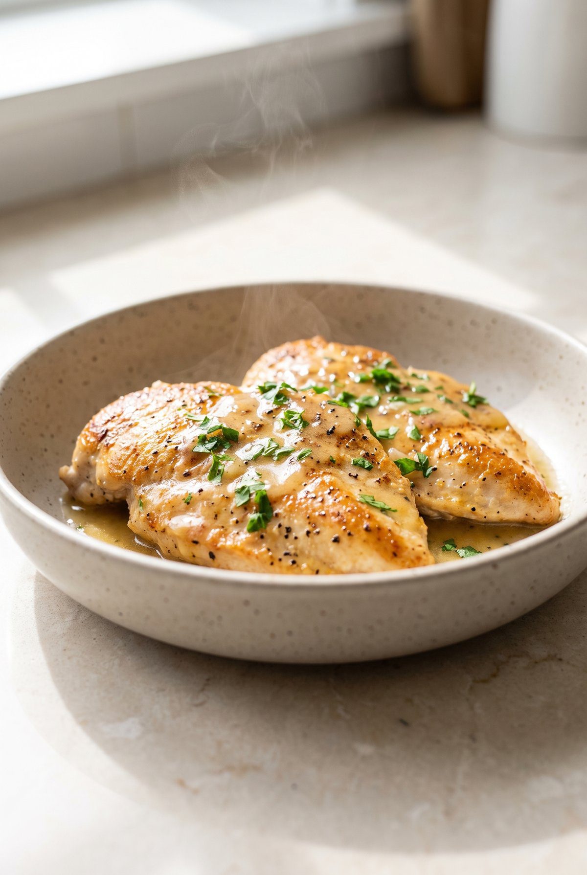 Lemon Pepper Chicken served and ready to eat