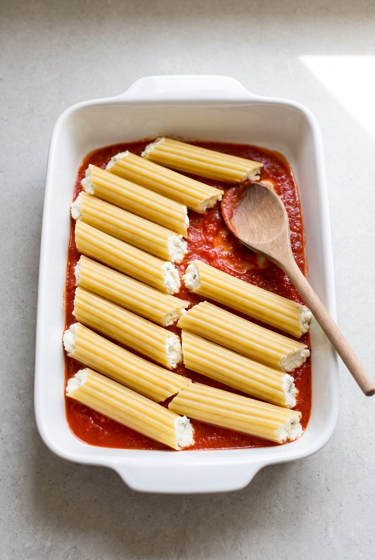 How to make Manicotti – step 1