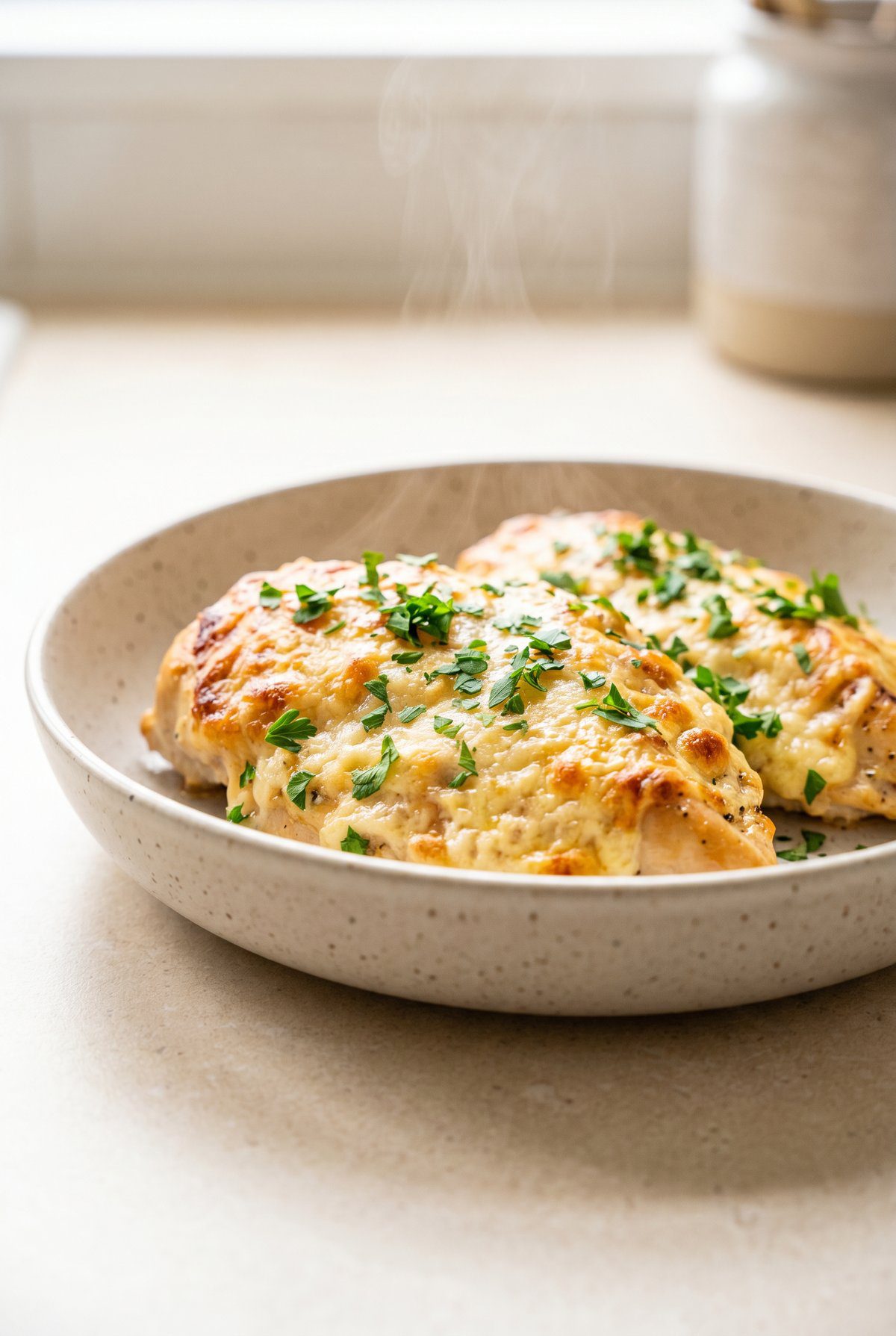 Melt in your Mouth Chicken served and ready to eat