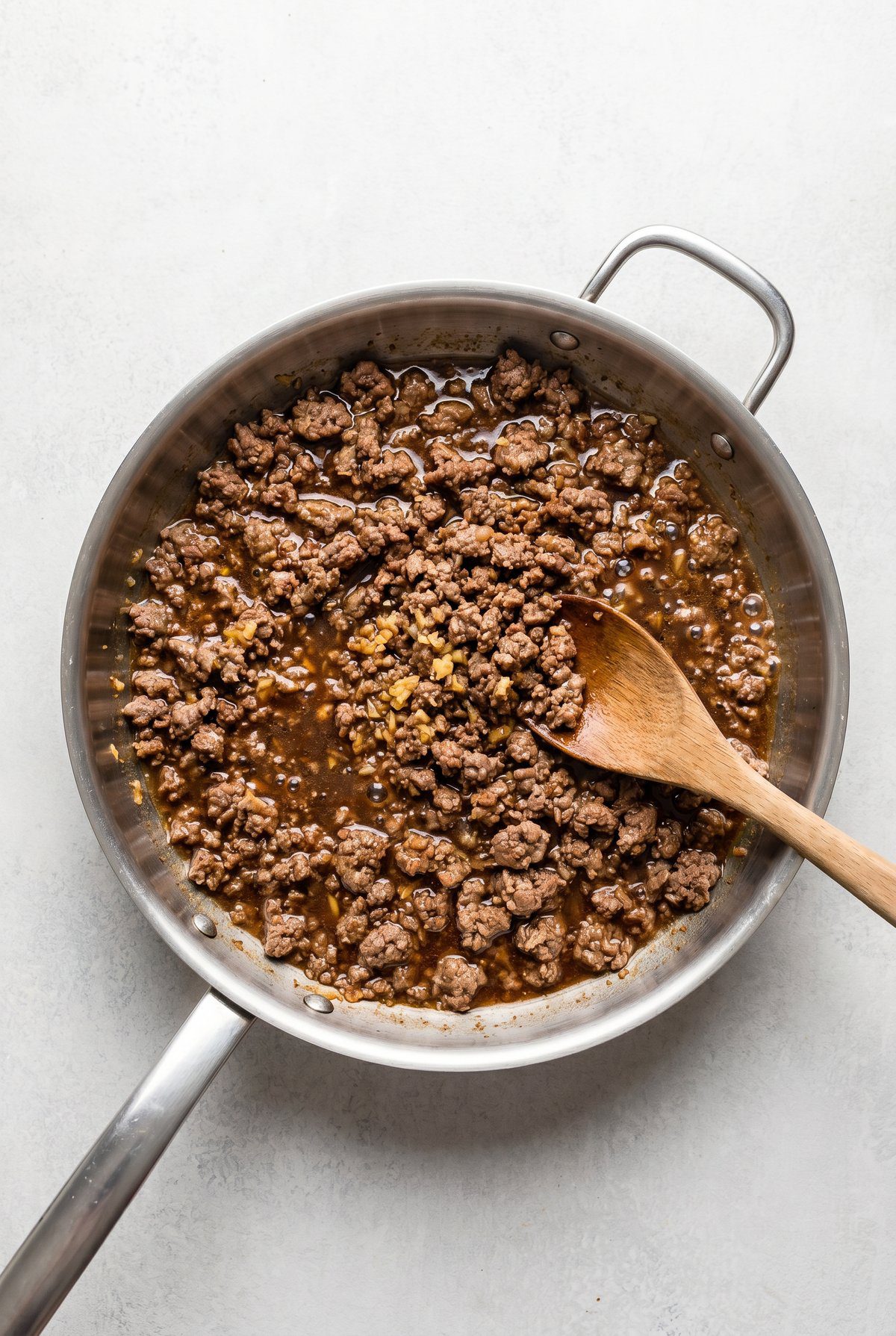 How to make Mongolian Ground Beef Noodles – step 2