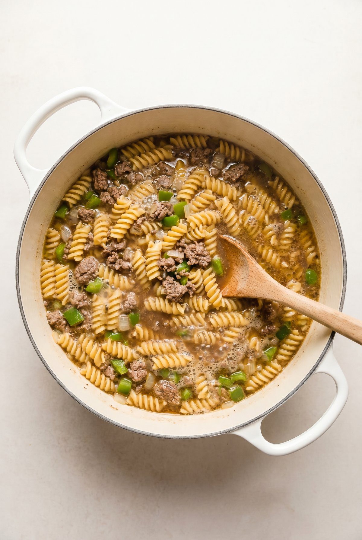 How to make Philly Cheesesteak Pasta – step 2