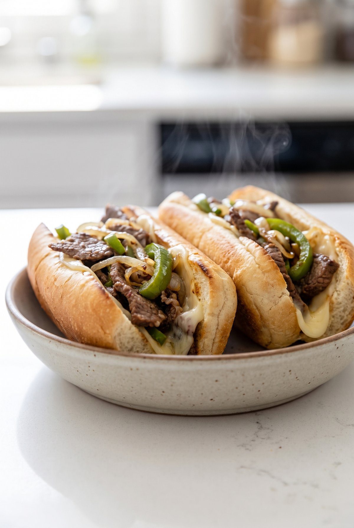 Philly Cheesesteak ready to serve