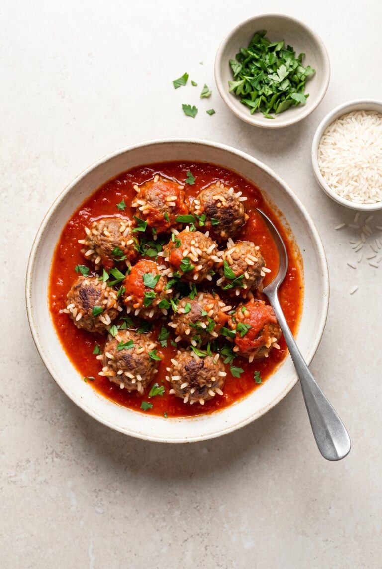 Porcupine Meatballs