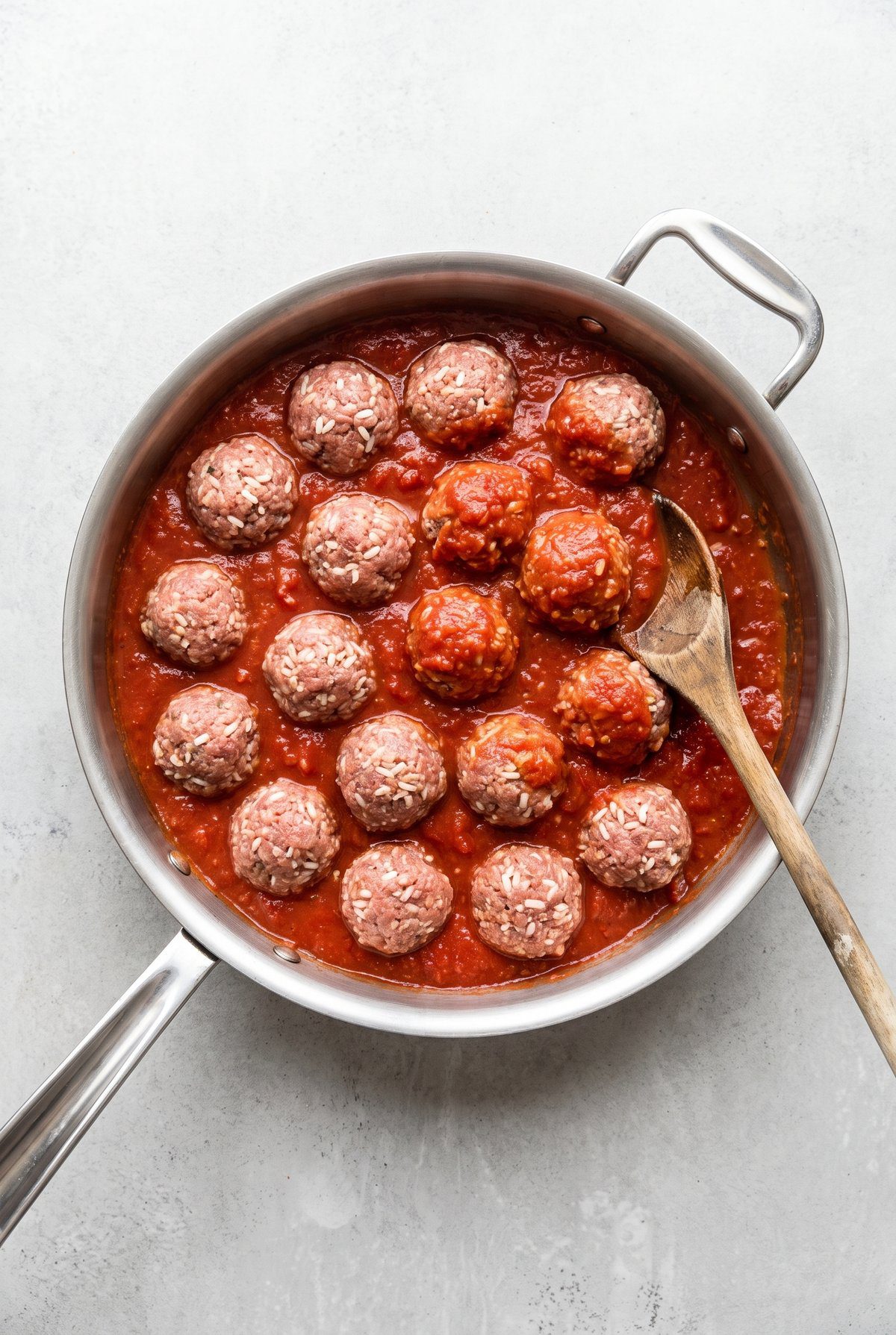 How to make Porcupine Meatballs – step 2