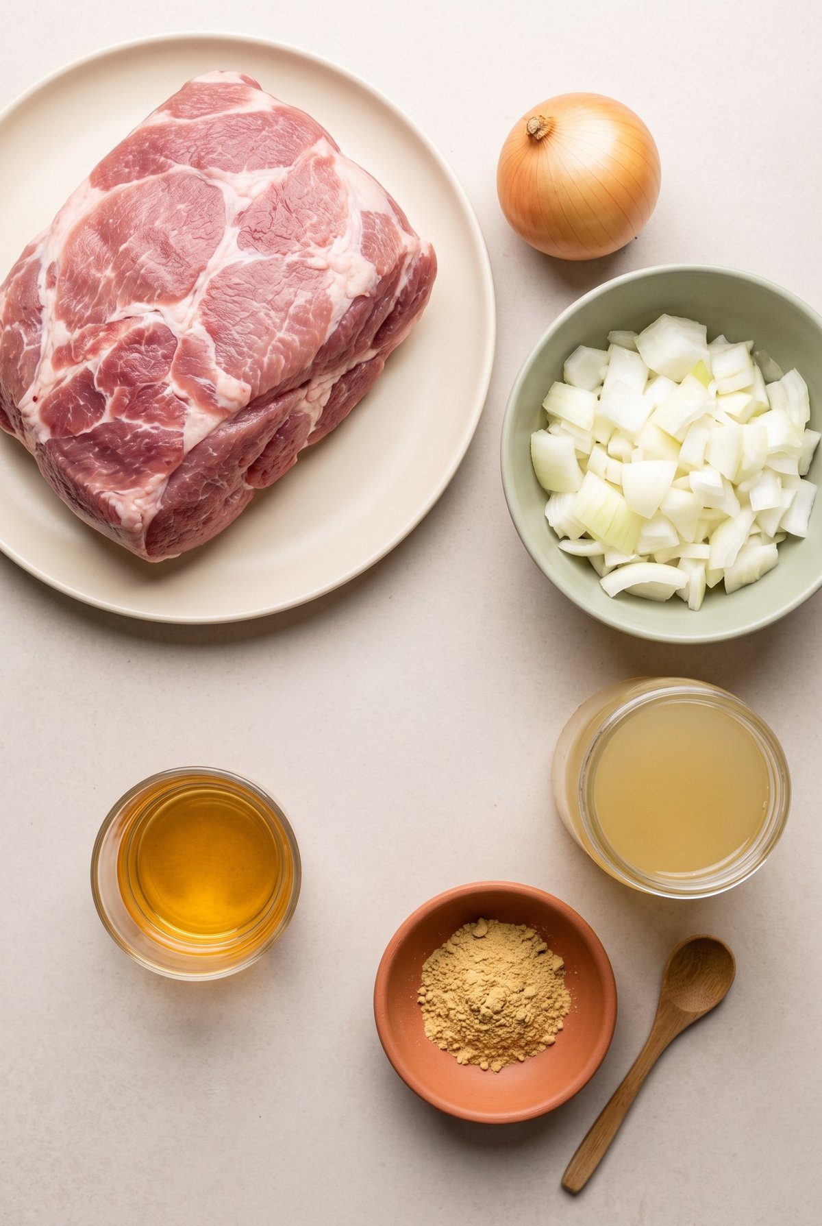 Ingredients for Pulled Pork