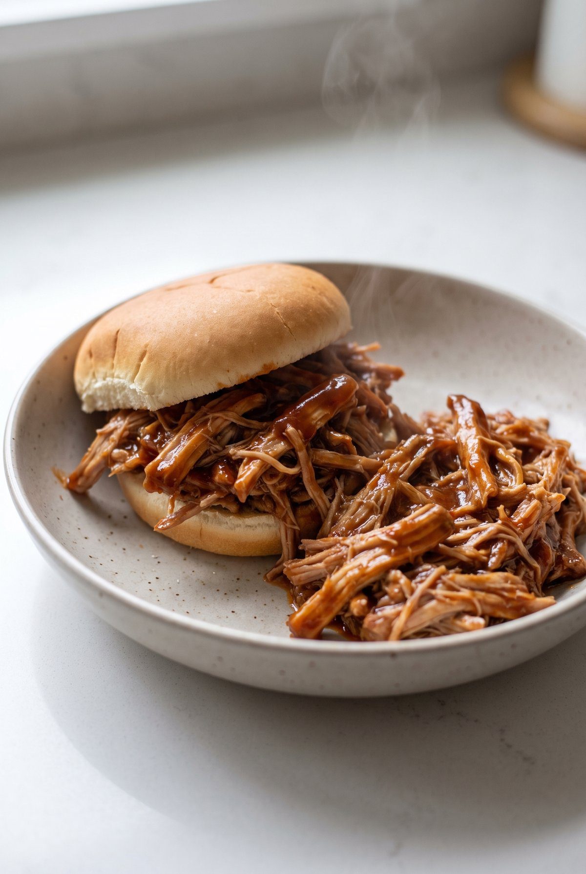Pulled Pork served and ready to eat