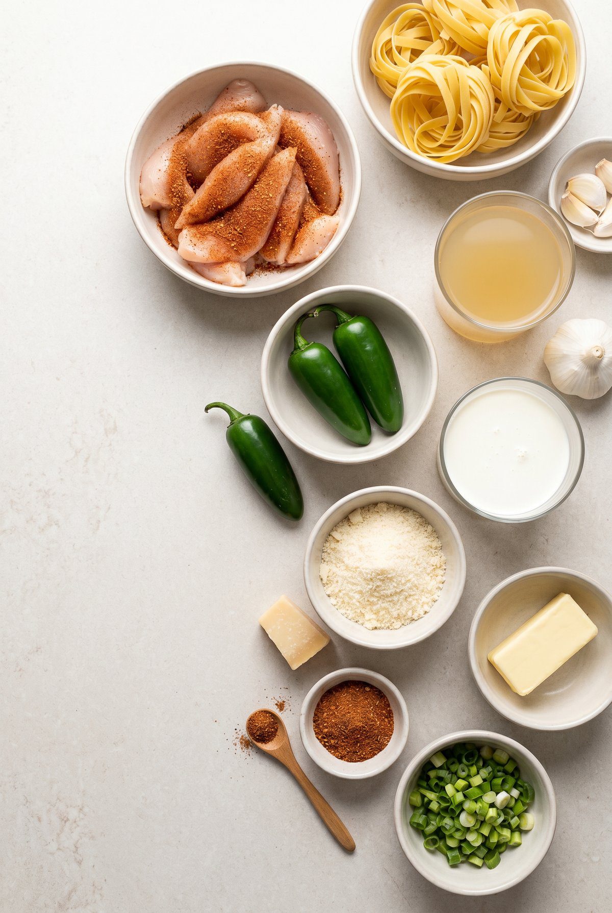 Ingredients for Rattlesnake Pasta