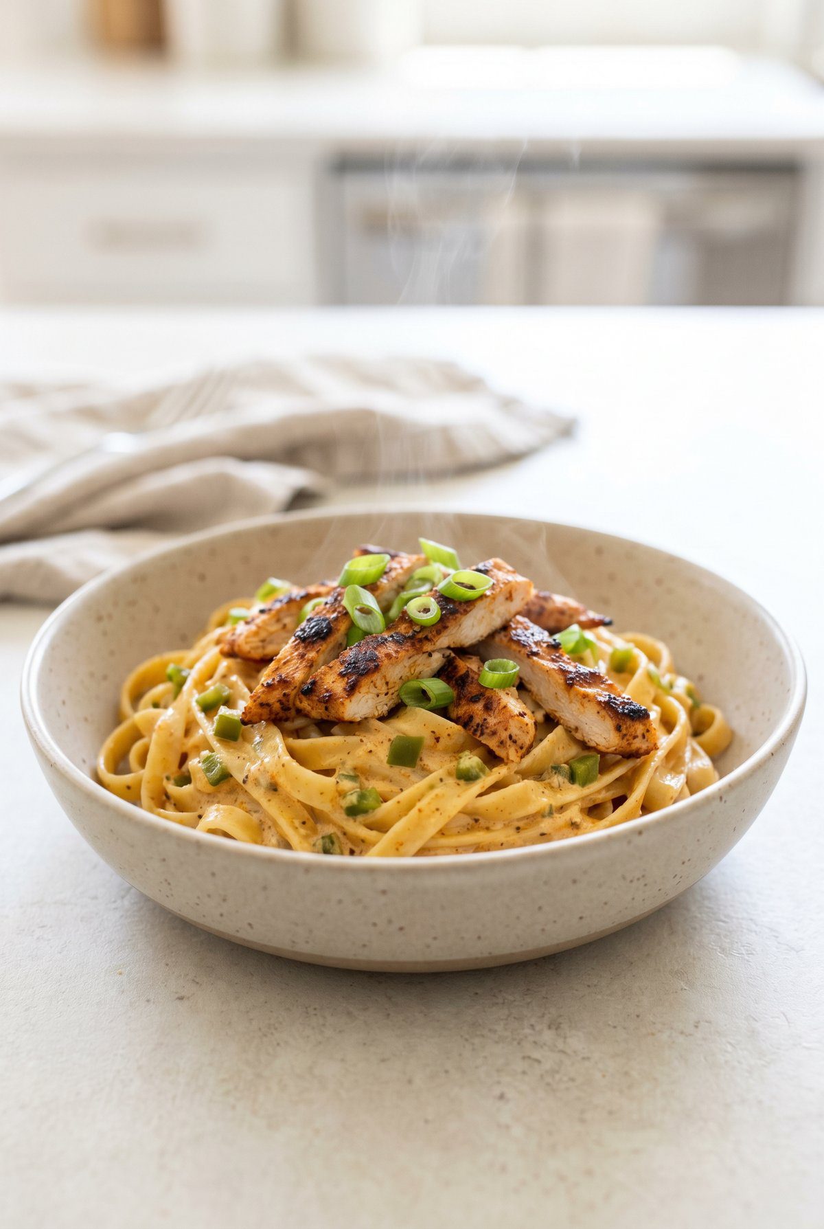 Rattlesnake Pasta ready to serve