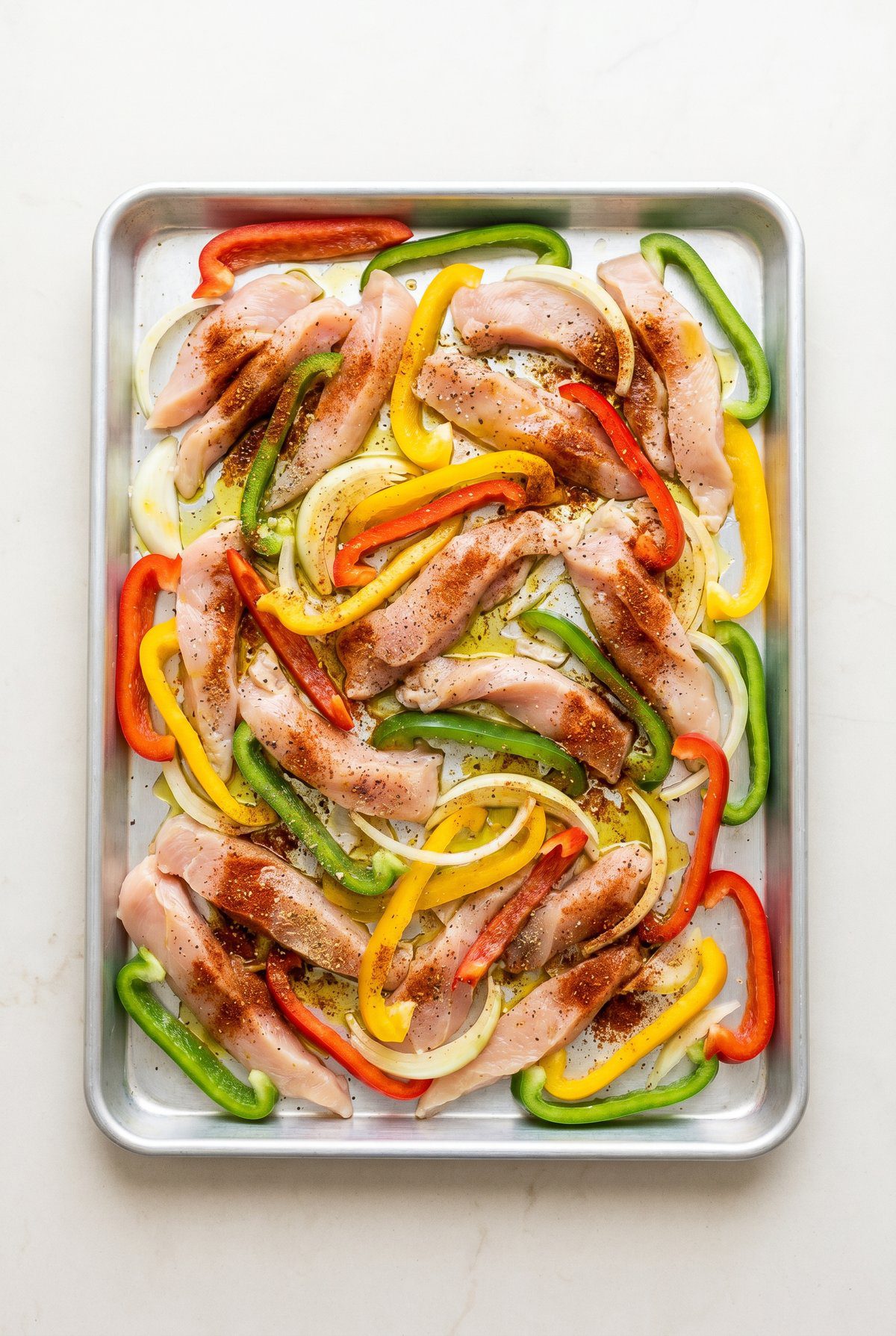How to make Sheet Pan Chicken Fajitas – step 1
