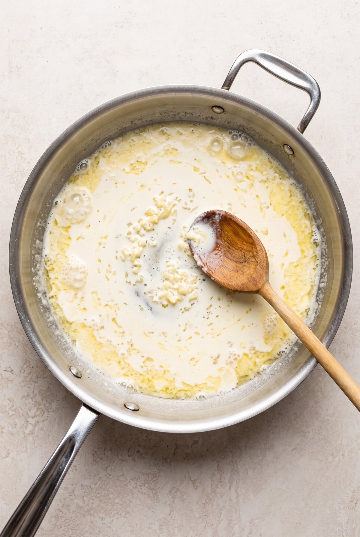 How to make Shrimp Alfredo – step 2