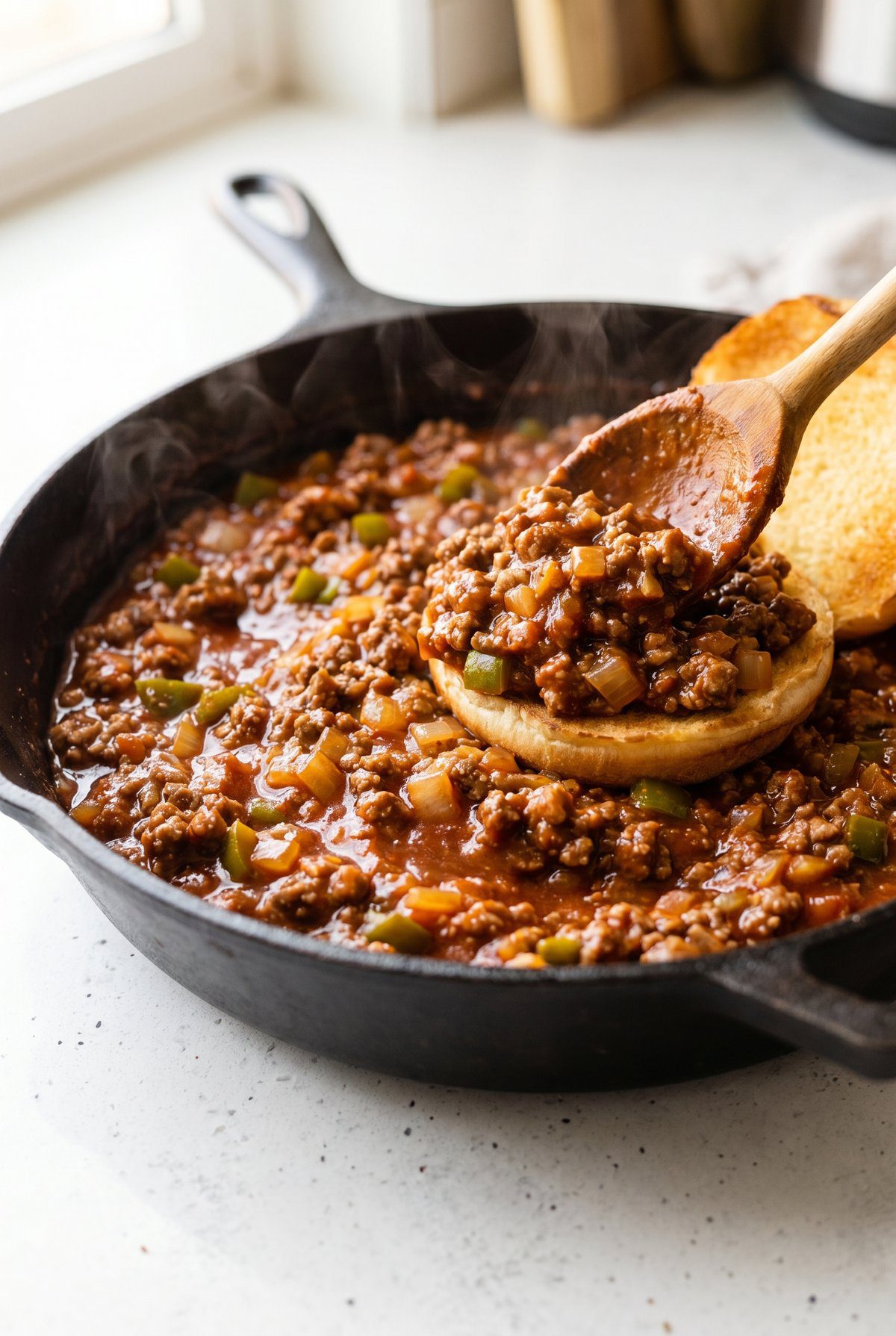 Sloppy Joes ready to serve