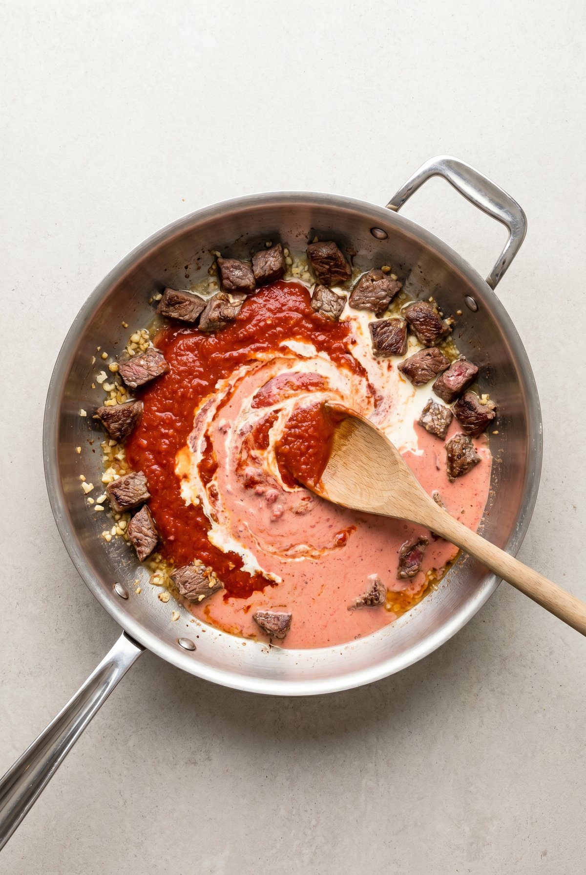 How to make Steak Tortellini – step 2