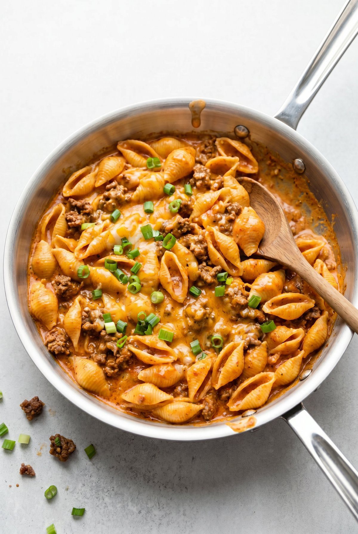 Taco Pasta ready to serve