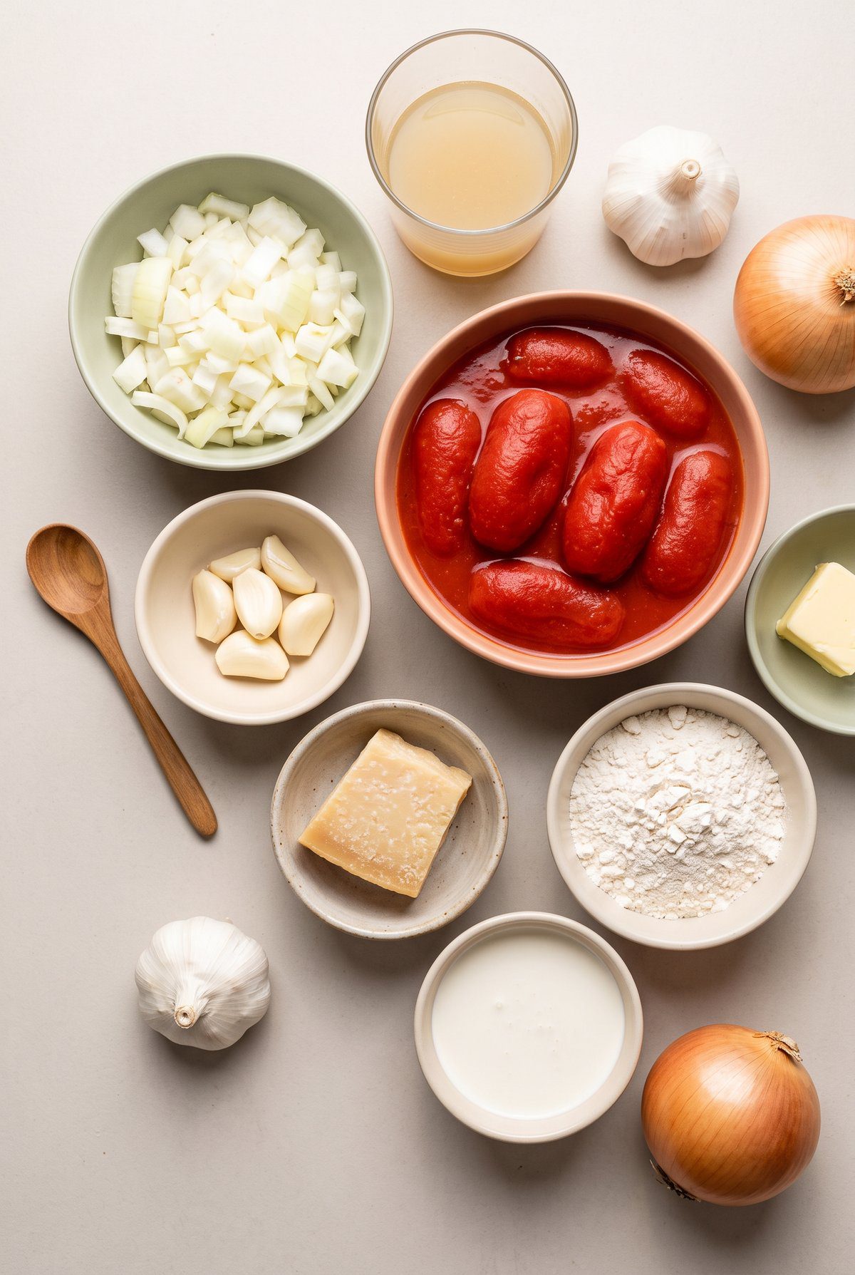 Ingredients for Tomato Soup