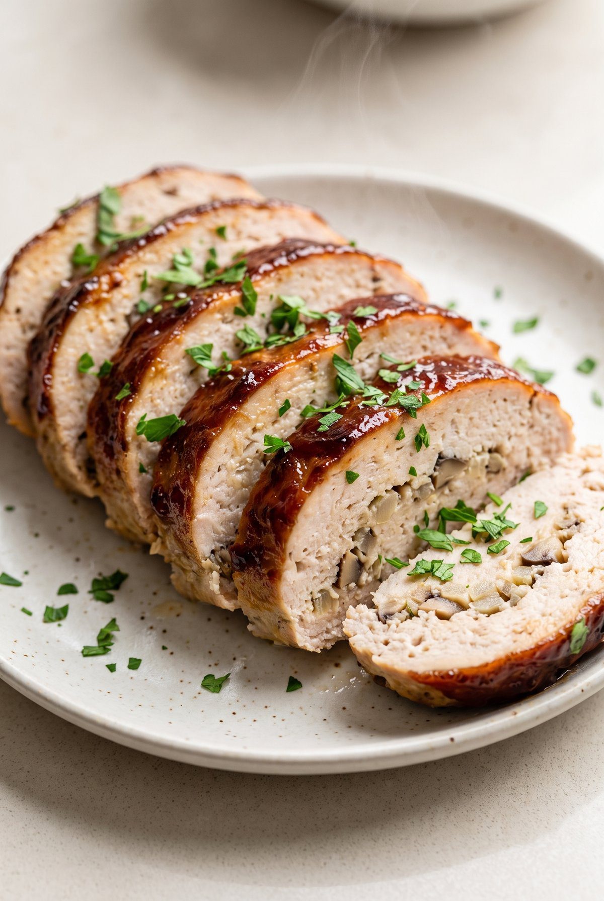 Close-up of Turkey Meatloaf