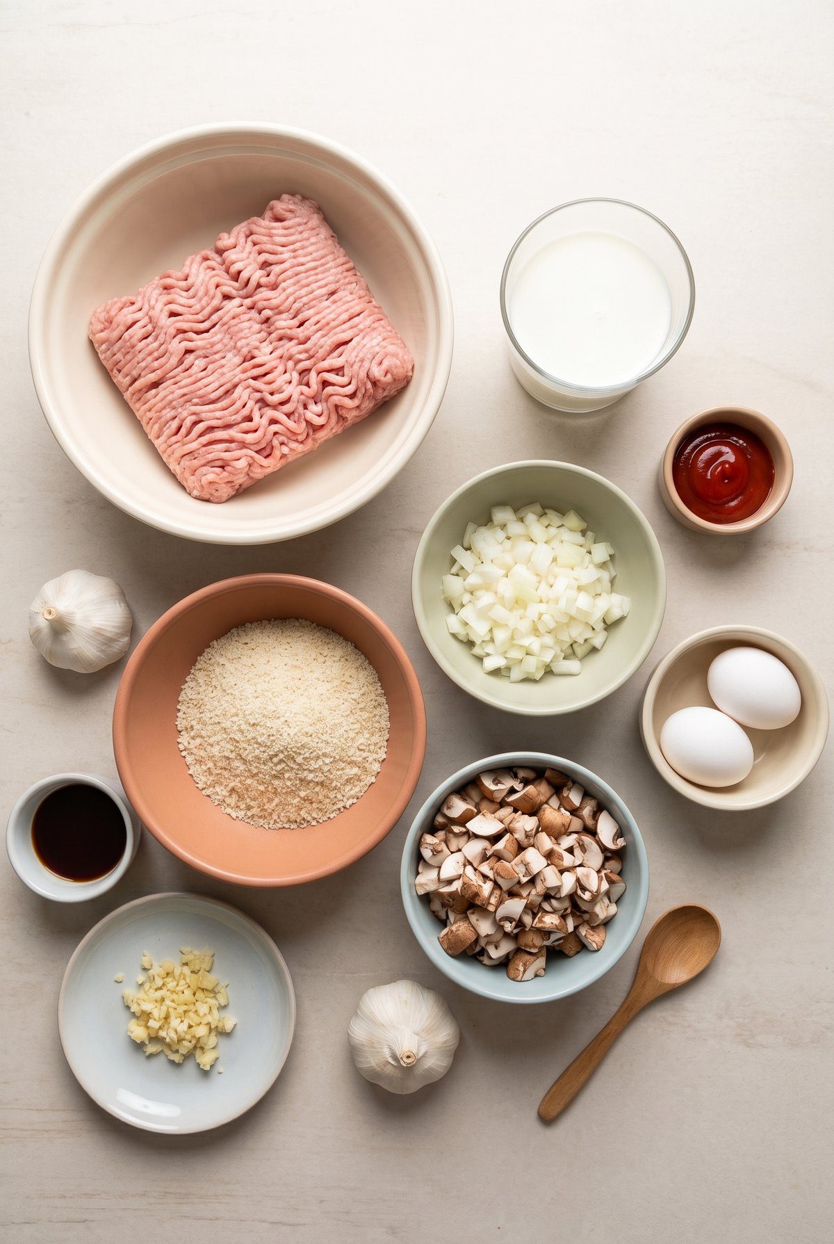 Ingredients for Turkey Meatloaf