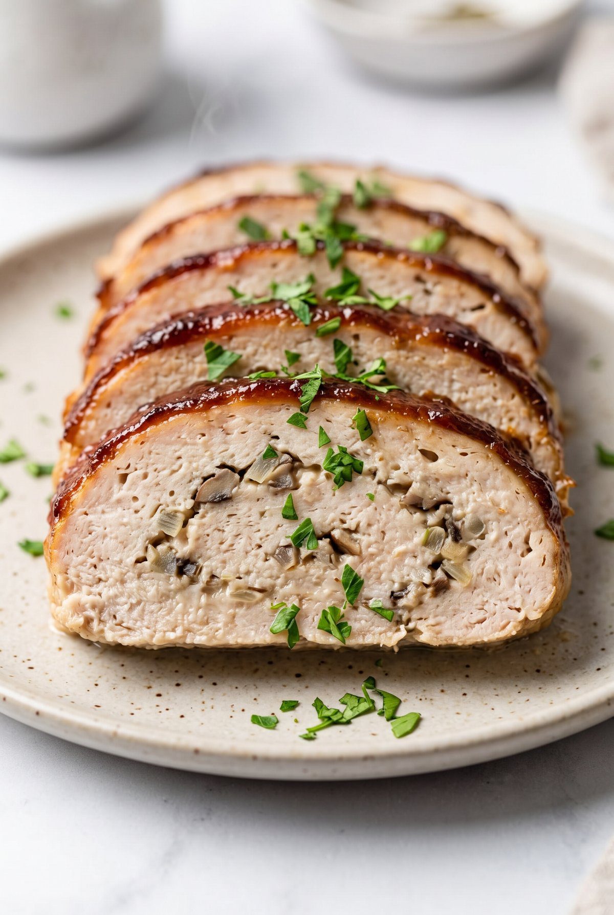 Turkey Meatloaf ready to serve