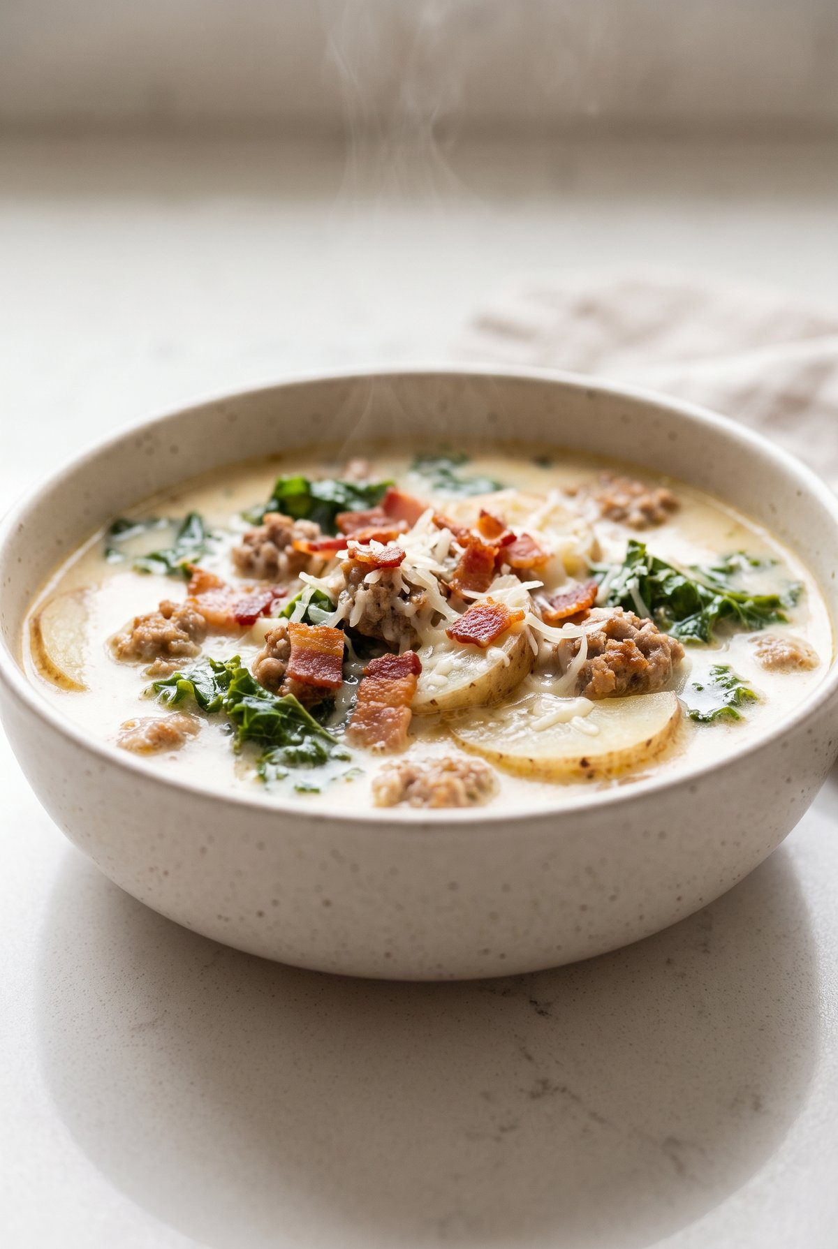 Zuppa Toscana ready to serve