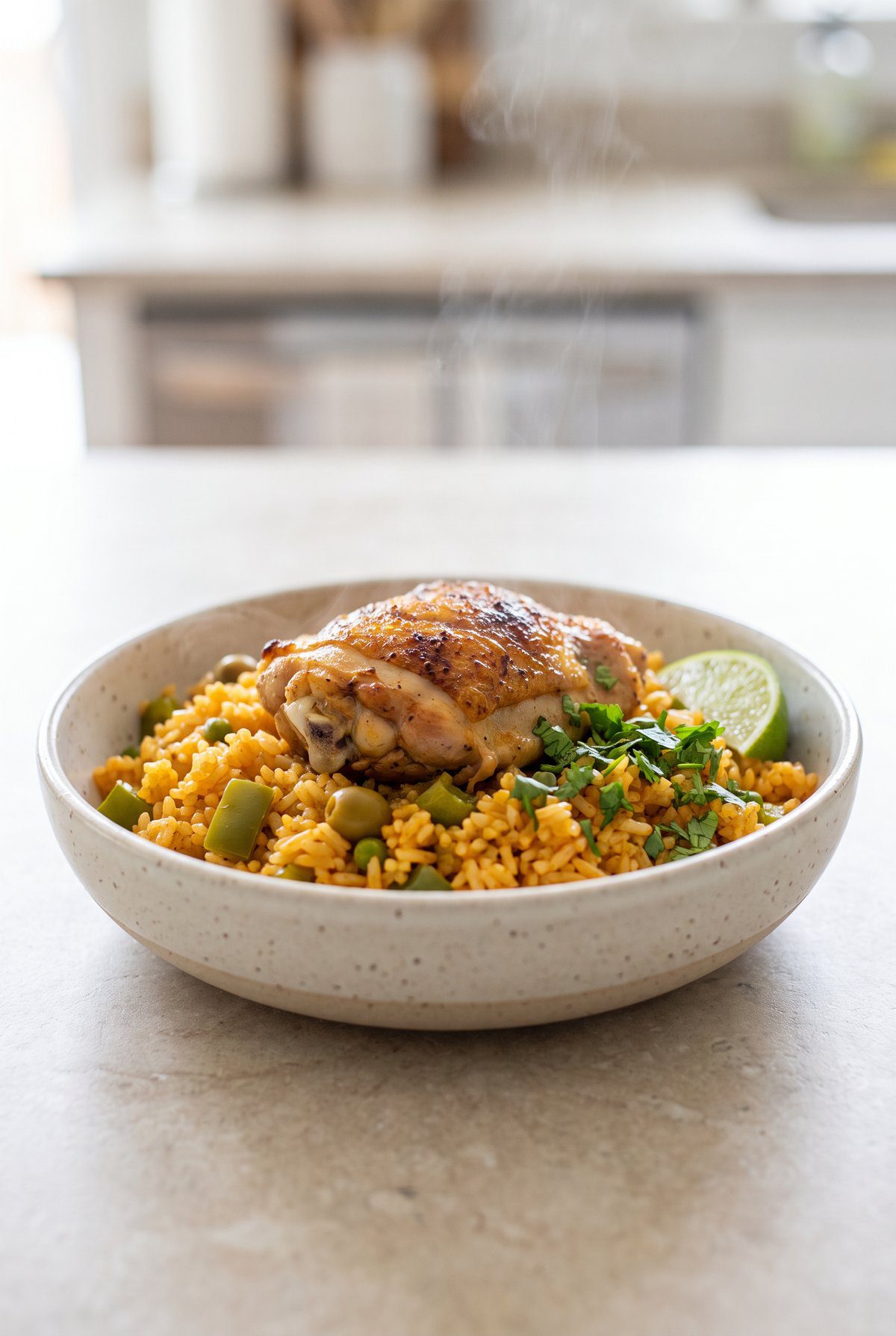 Arroz Con Pollo ready to serve