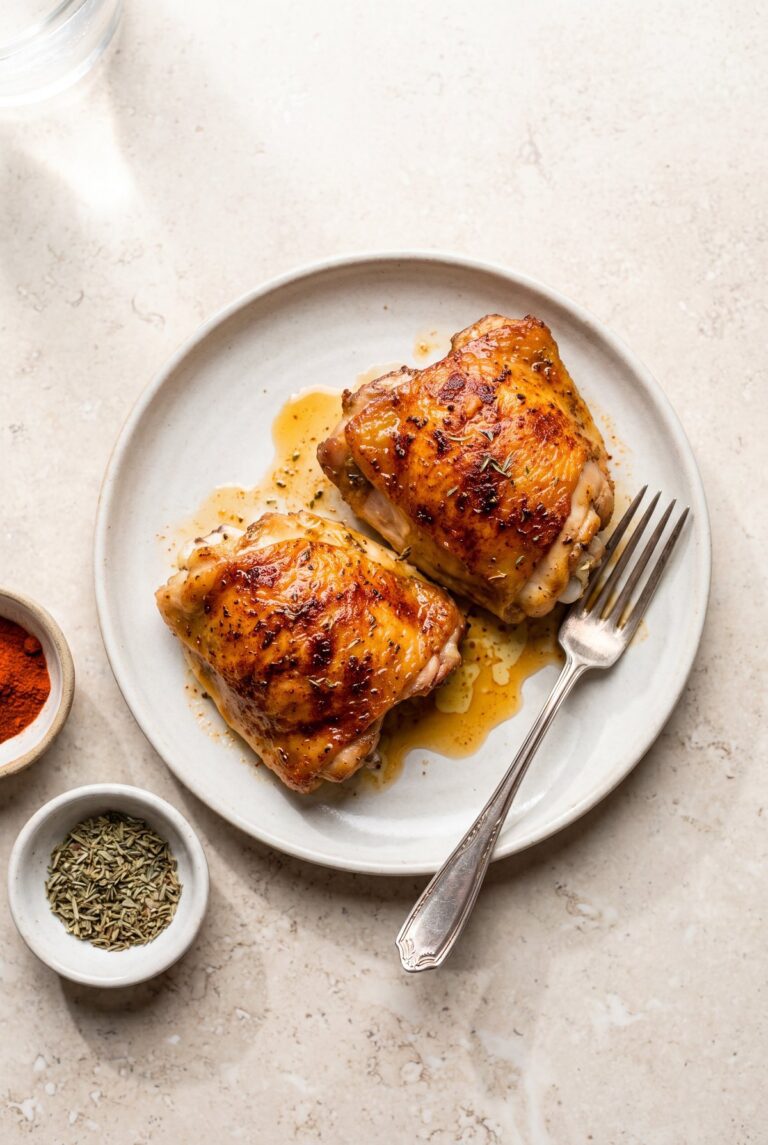 Baked Chicken Thighs