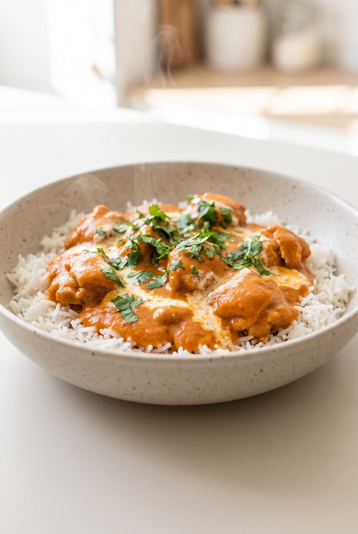Butter Chicken ready to serve