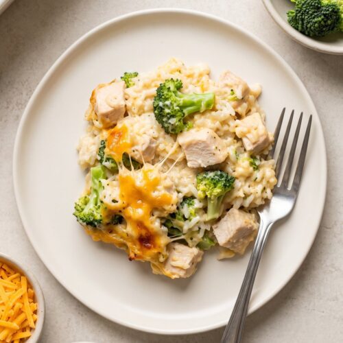 Chicken Broccoli Rice Casserole from Scratch
