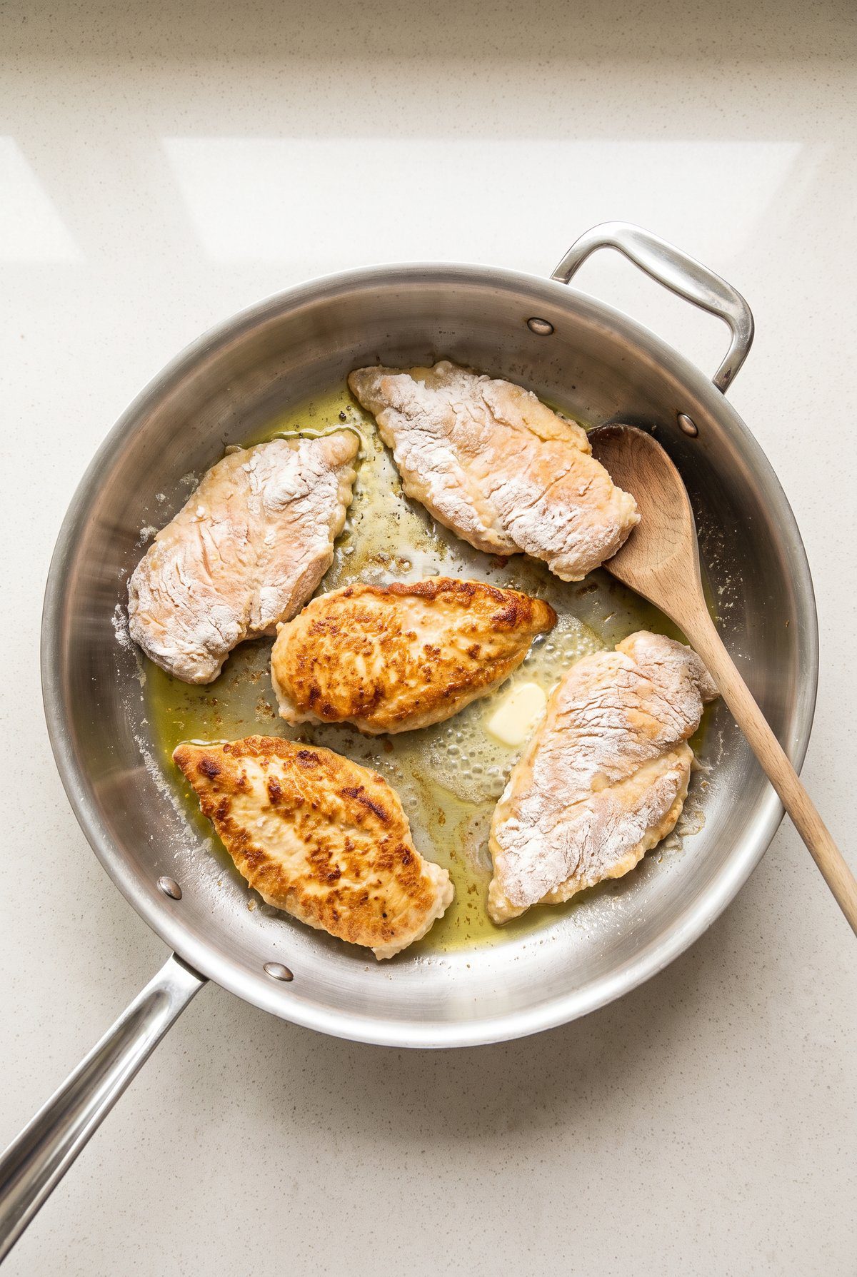 How to make Chicken Marsala – step 1
