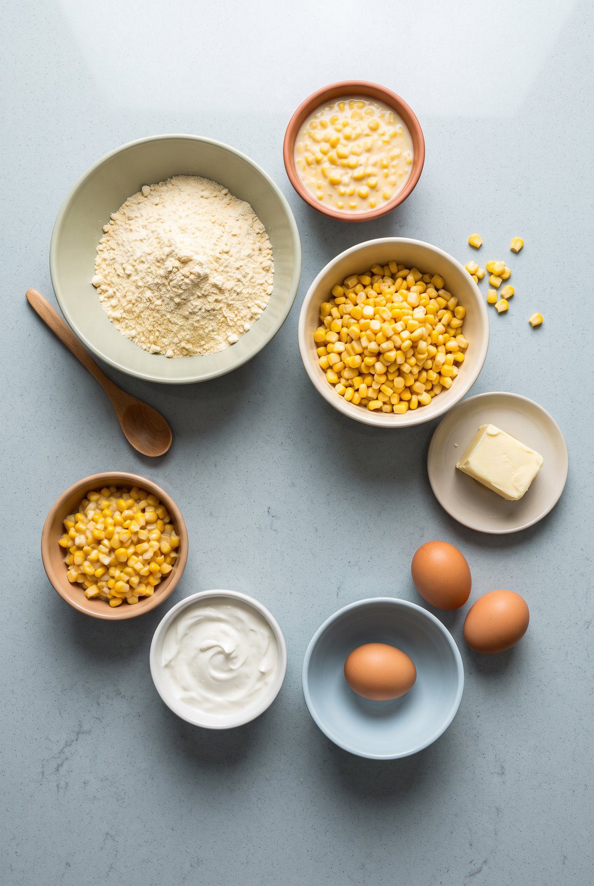 Ingredients for Corn Casserole