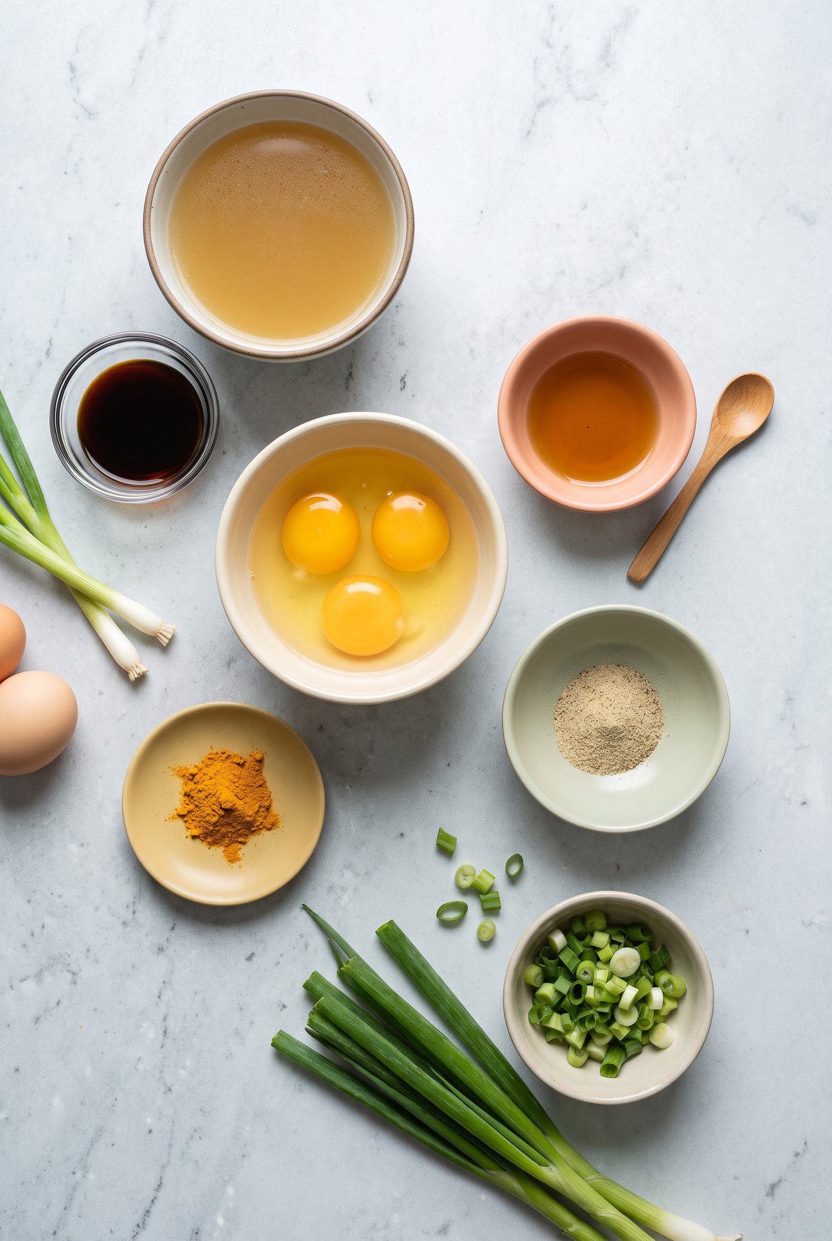 Ingredients for Egg Drop Soup