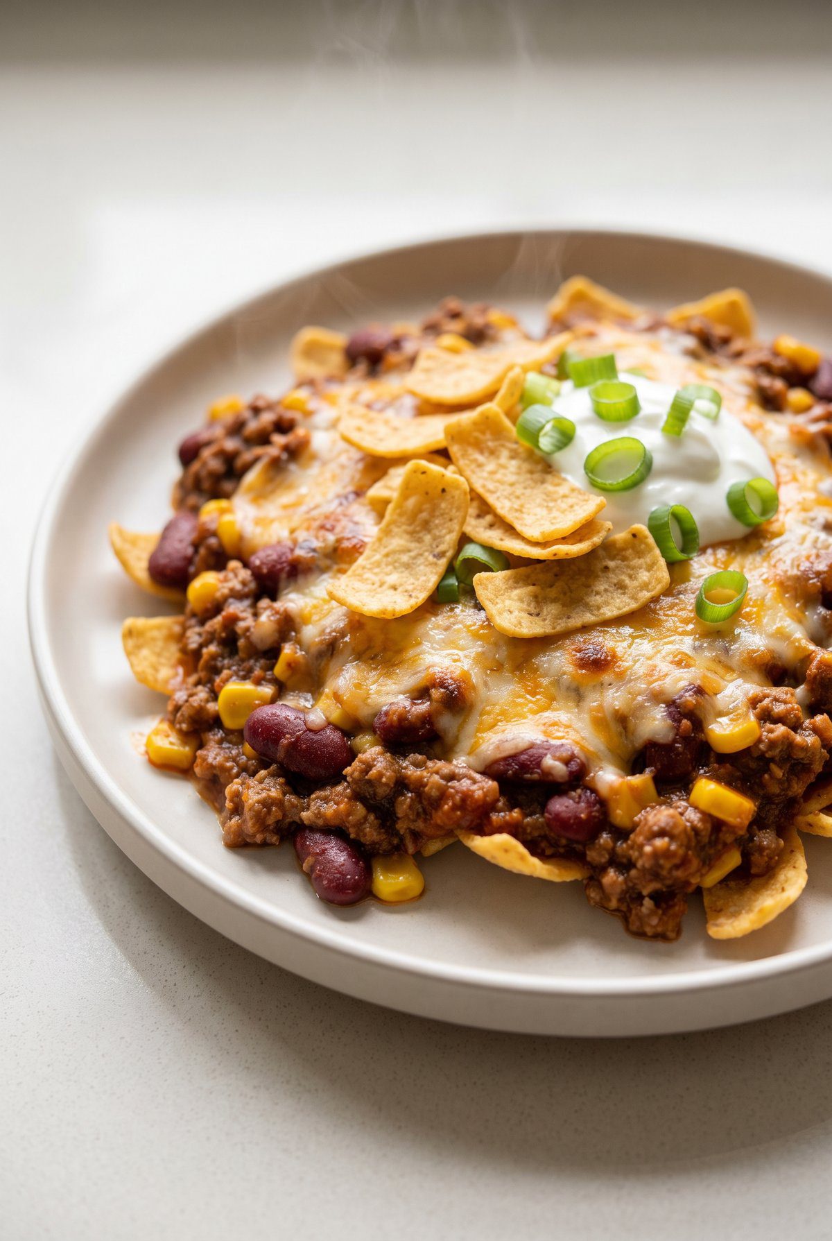 Close-up of Frito Pie