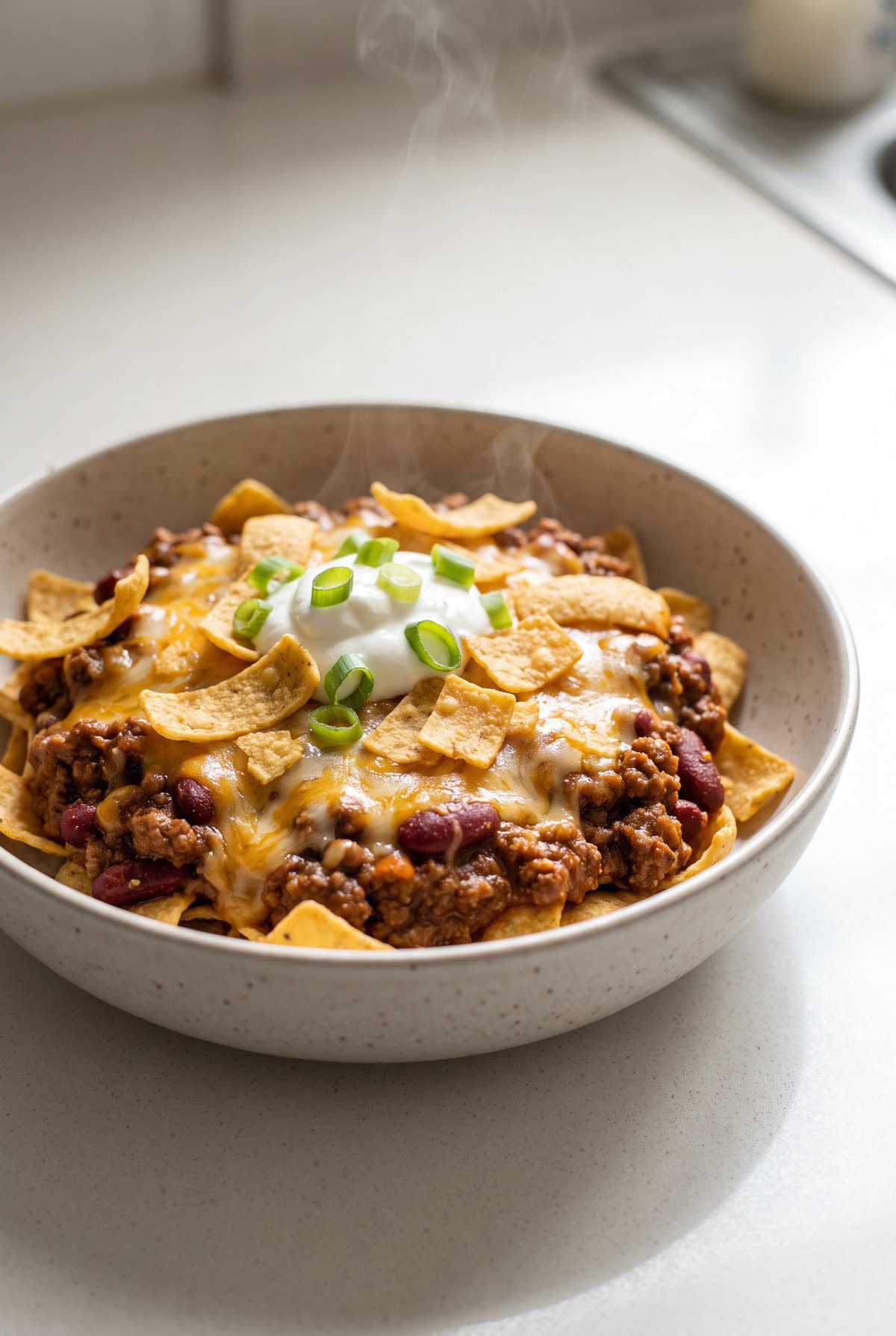 Frito Pie served and ready to eat