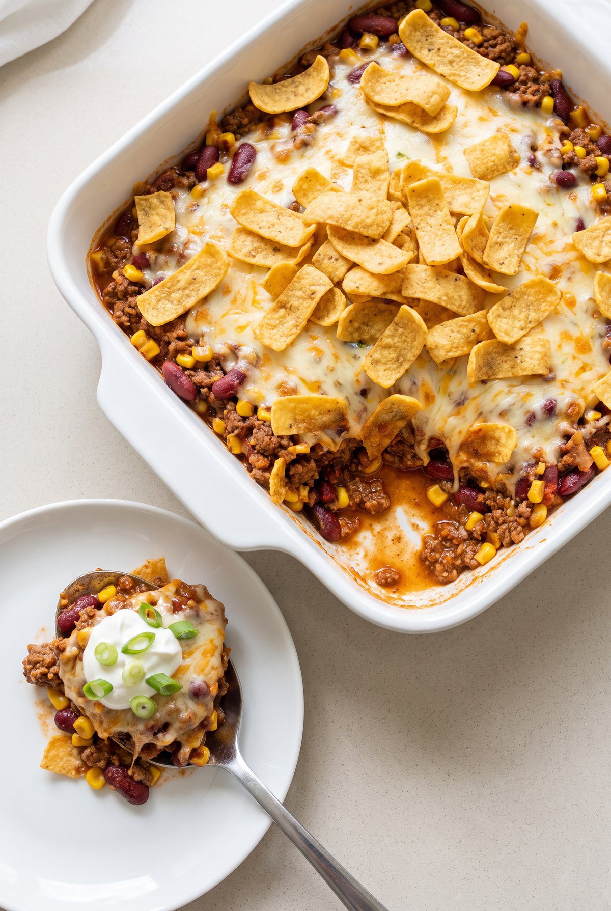 Frito Pie ready to serve