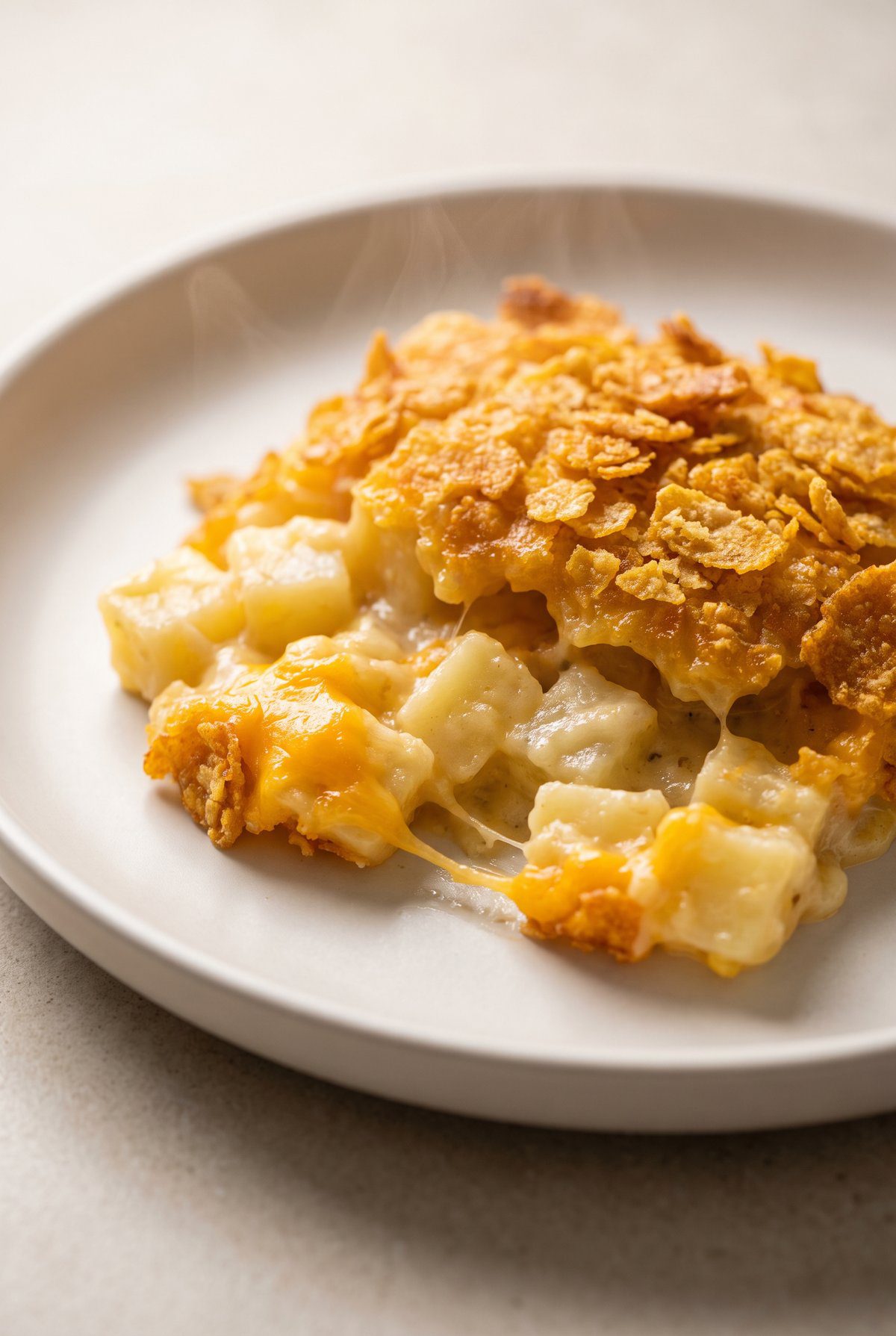 Close-up of Funeral Potatoes