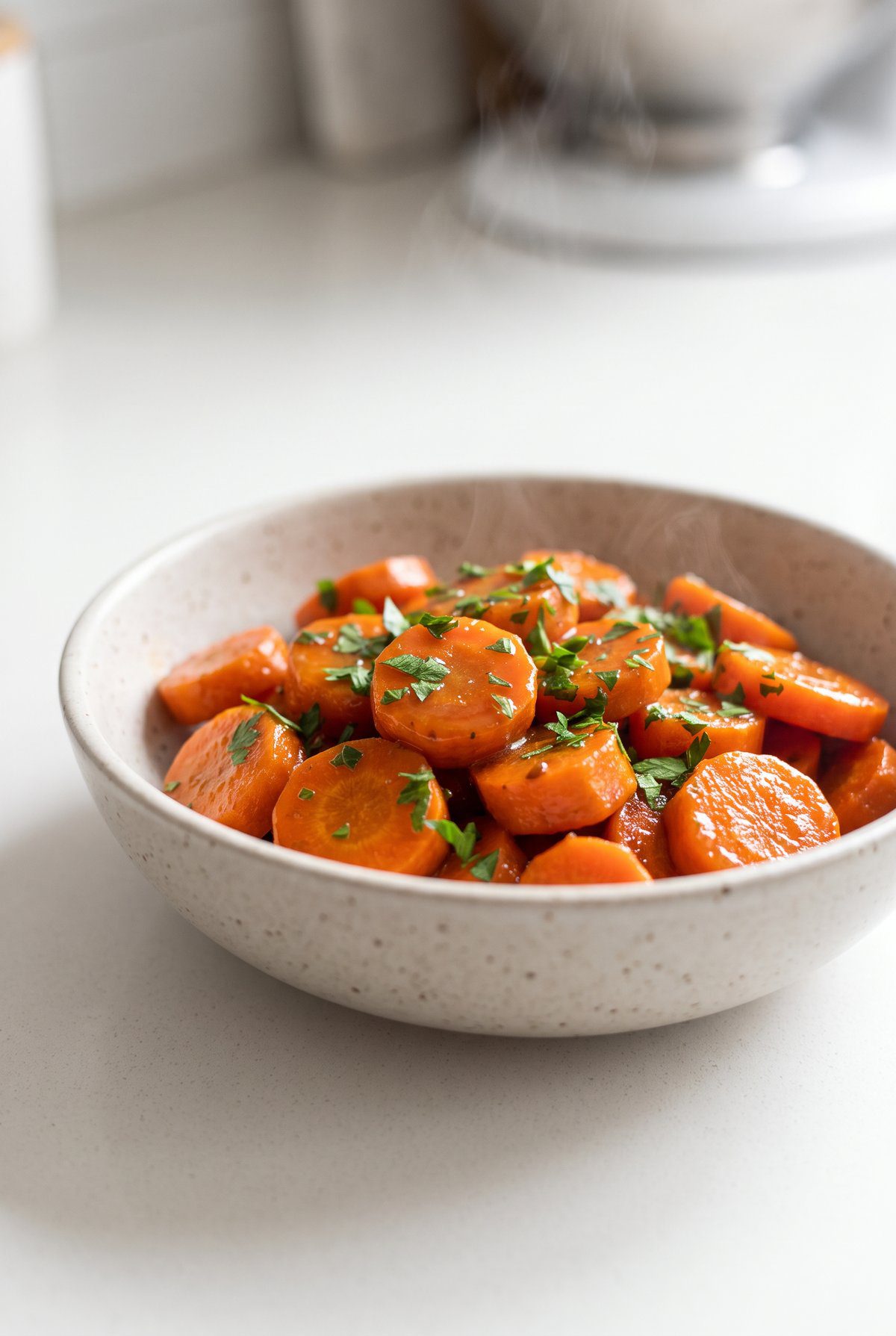Glazed Carrots served and ready to eat