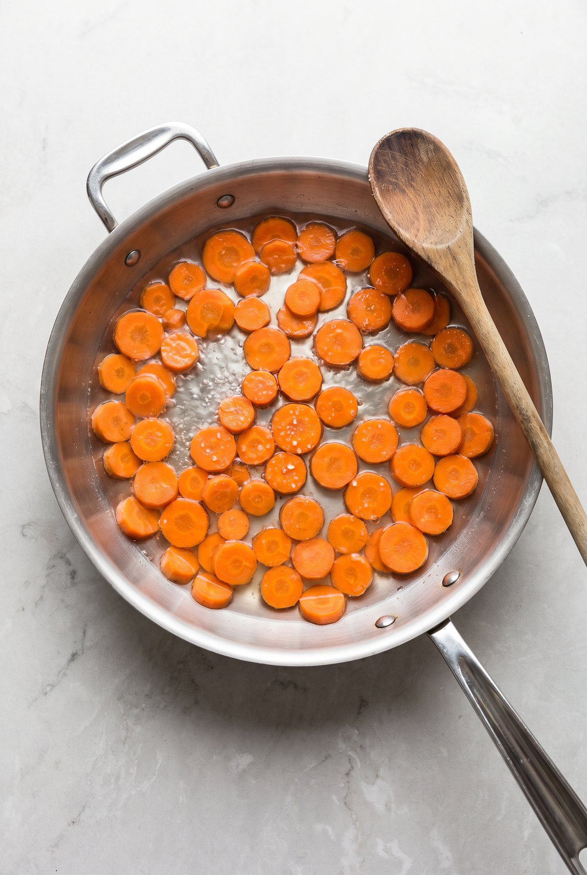 How to make Glazed Carrots – step 1