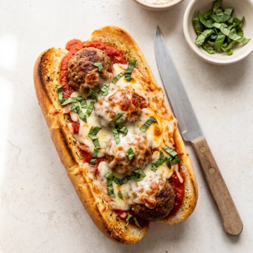 Baked Meatball Subs