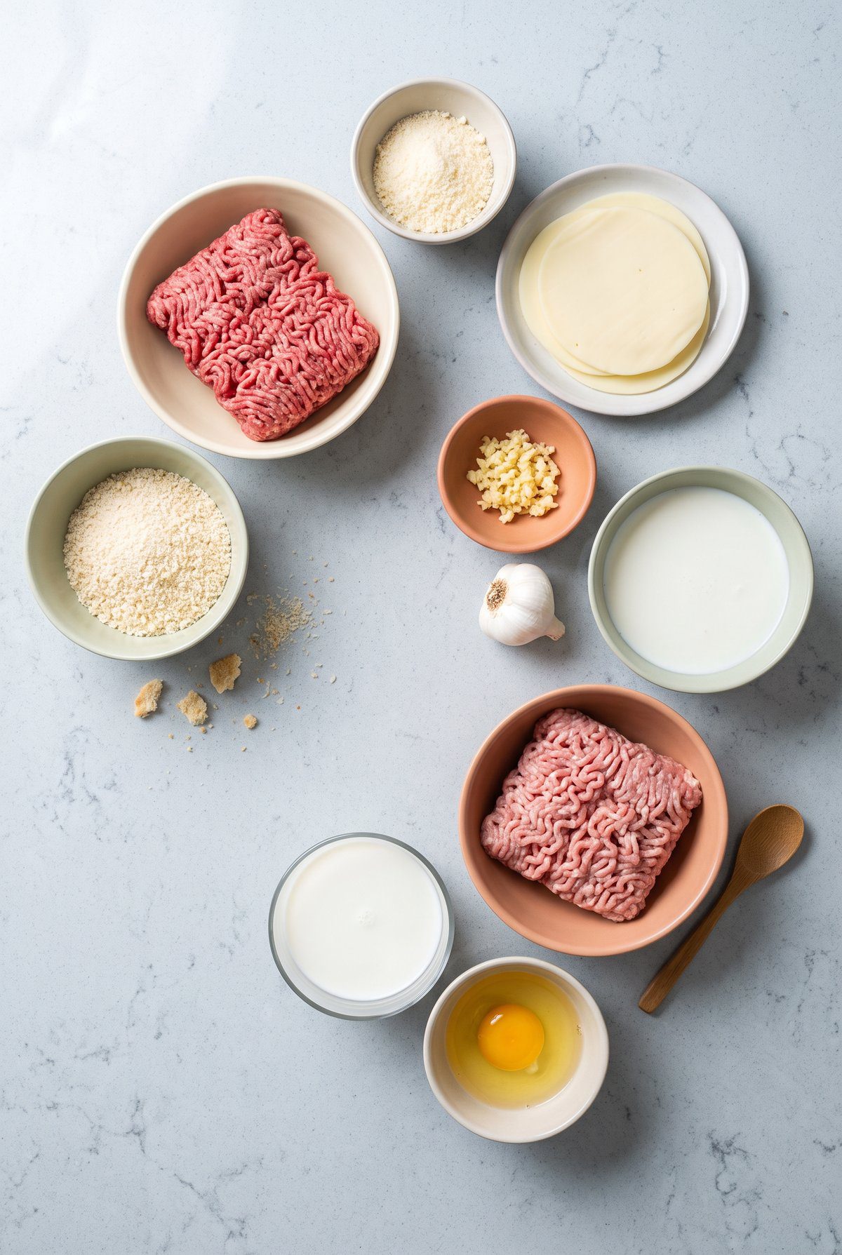 Ingredients for Meatball Subs