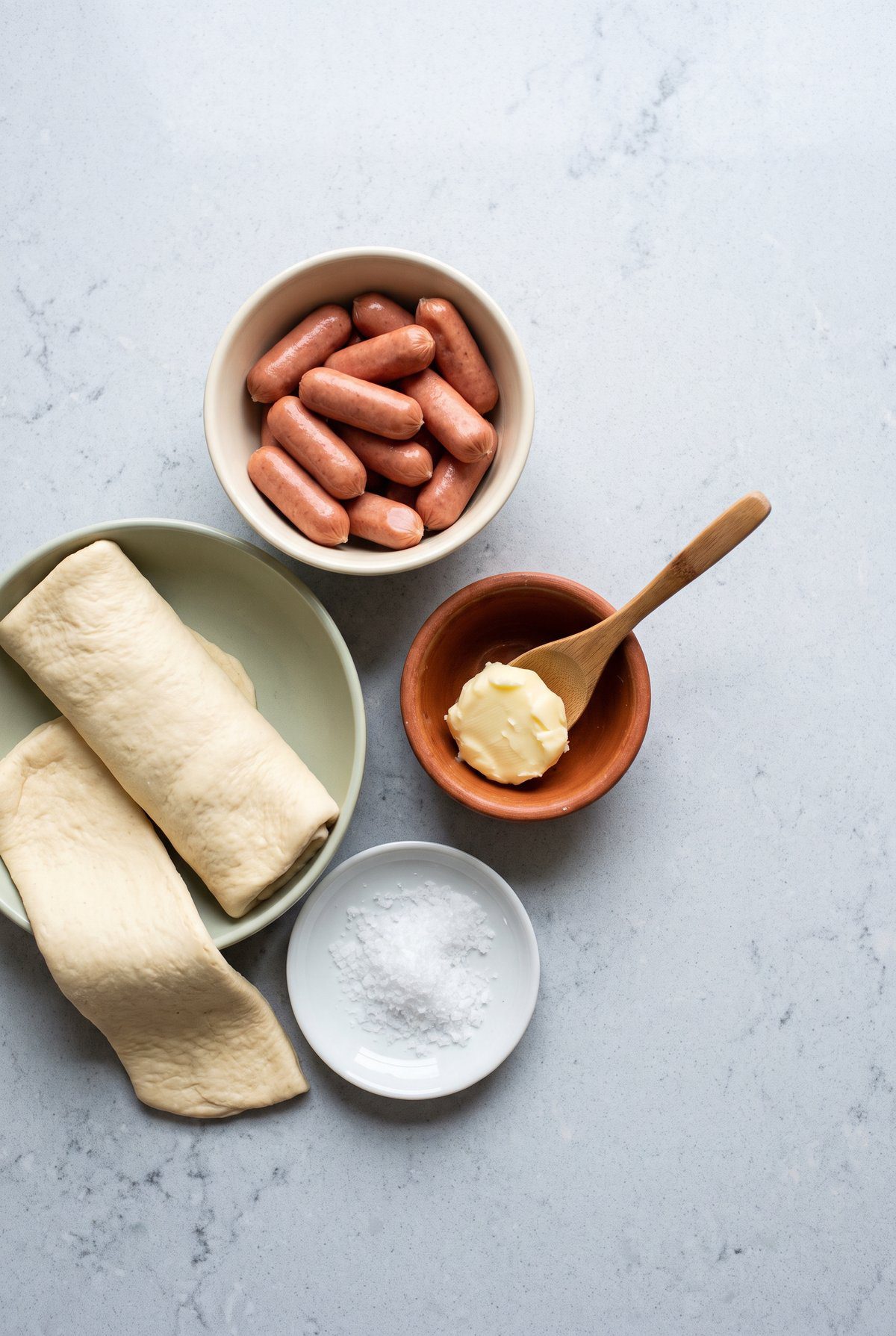 Ingredients for Pigs in a Blanket
