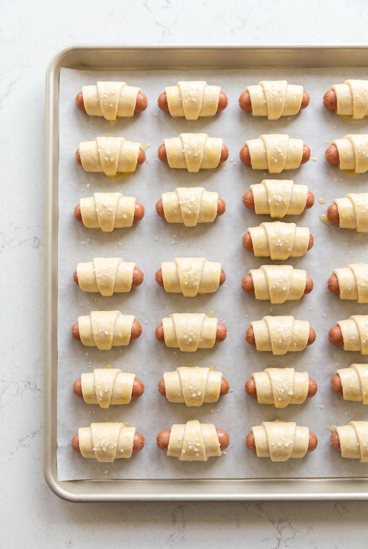 How to make Pigs in a Blanket – step 2