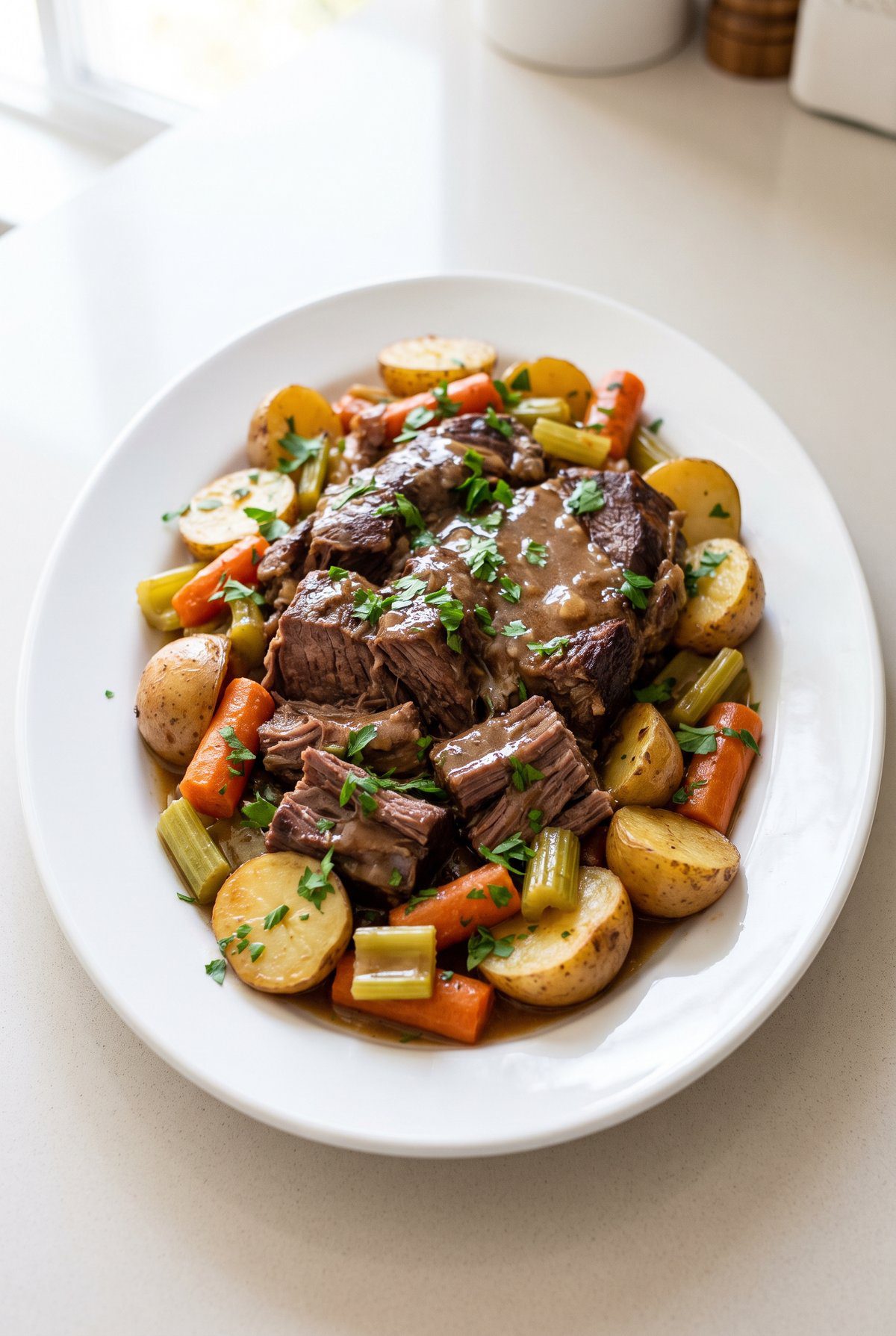 Pot Roast ready to serve