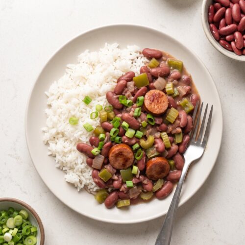 Red Beans and Rice Recipe with Andouille Sausage
