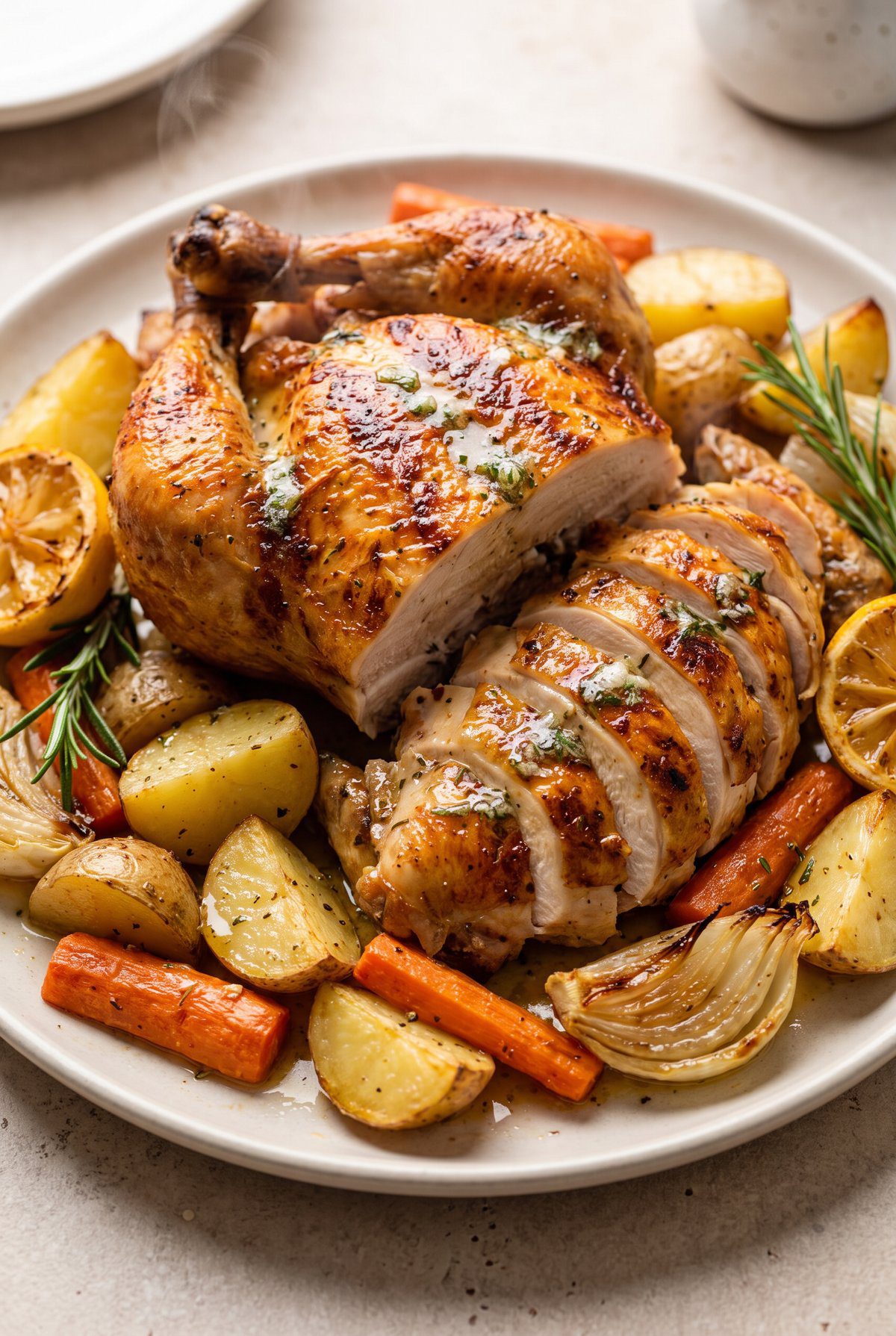 Close-up of Roast Chicken