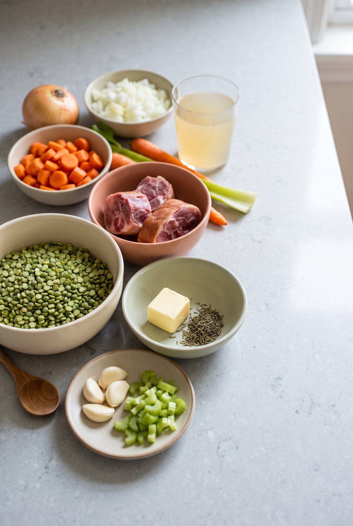 Ingredients for Split Pea Soup