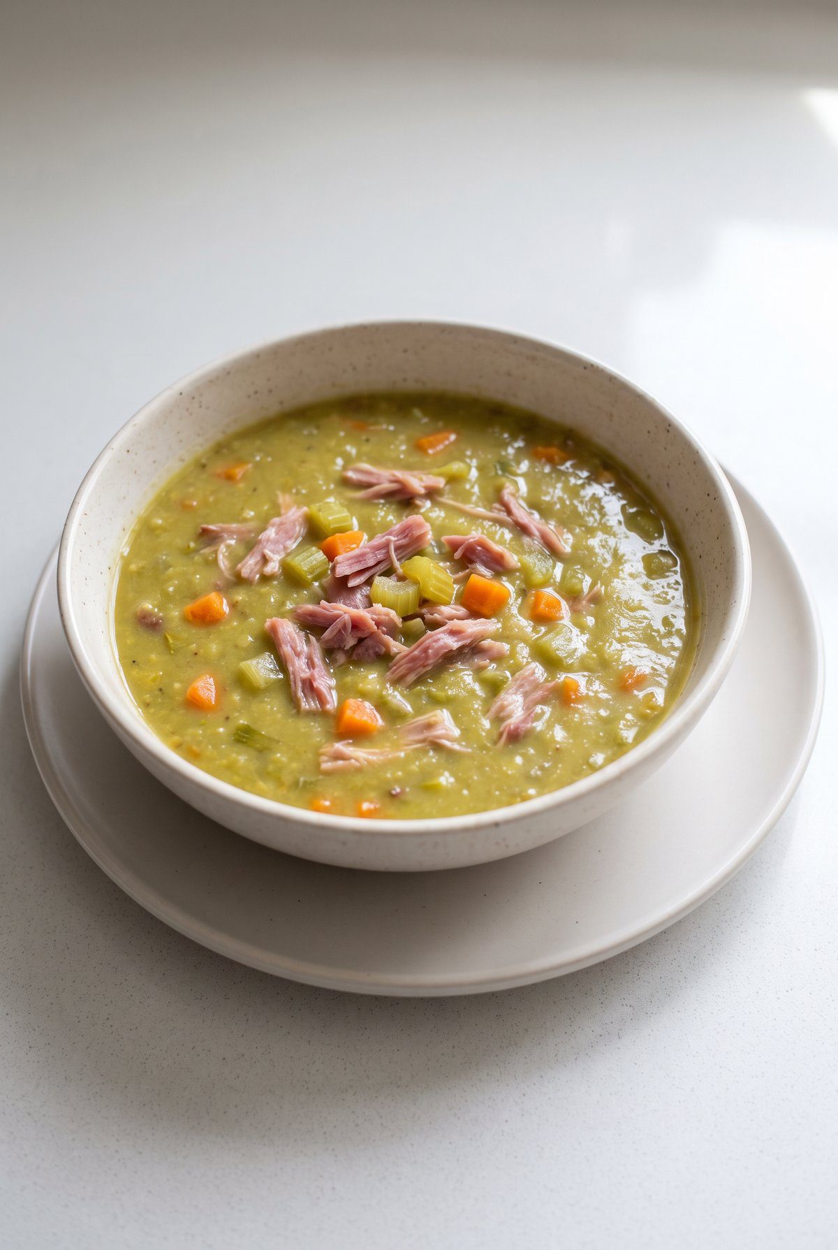 Split Pea Soup ready to serve