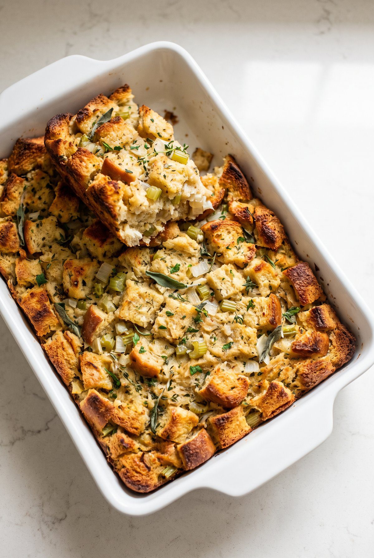 Stuffing ready to serve