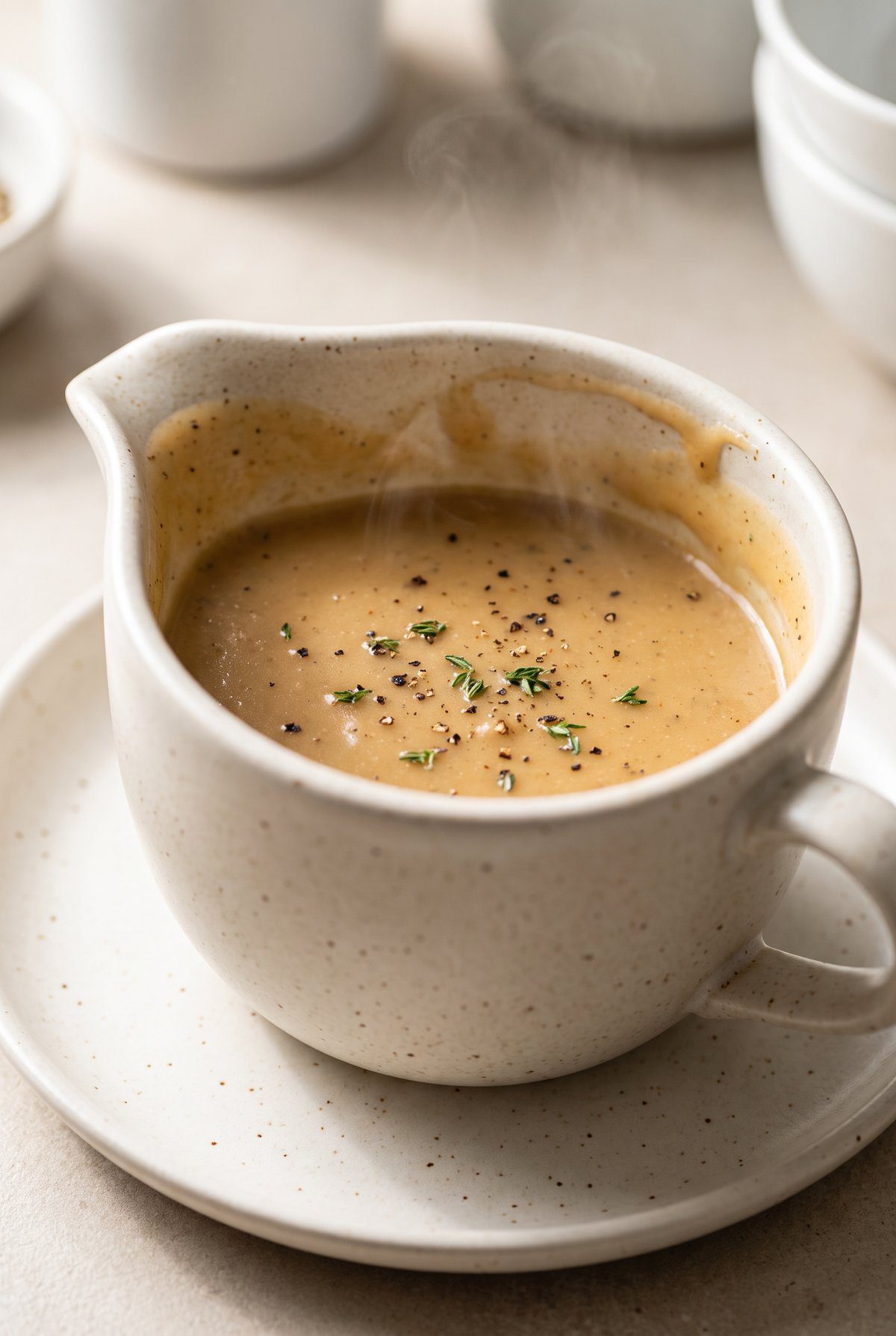 Turkey Gravy served and ready to eat
