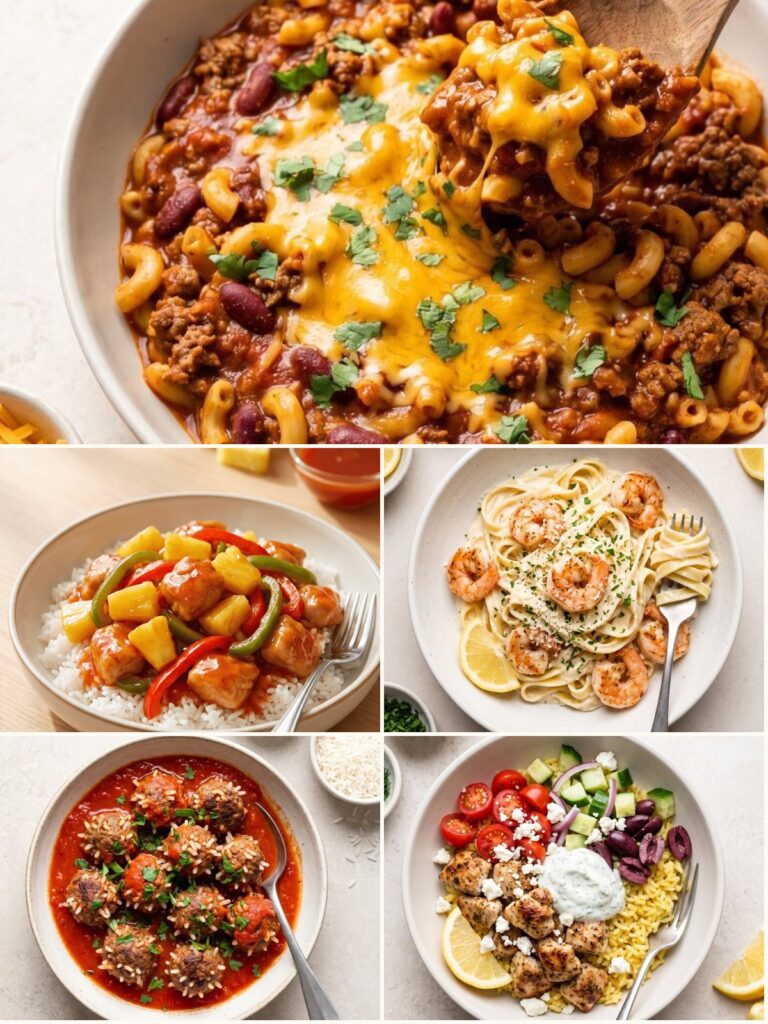 Five easy family dinners in this week's meal plan