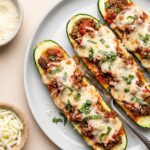 Ground Beef Zucchini Boats
